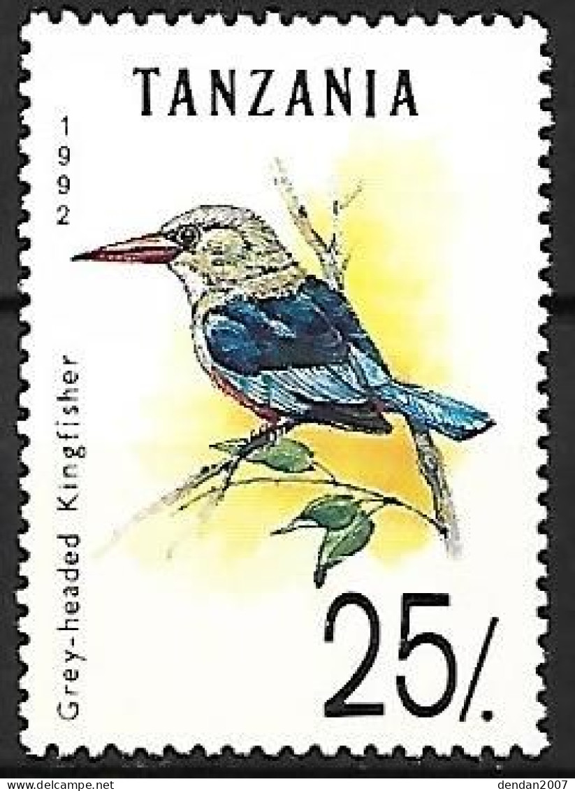 Tanzania - MNH ** 1992 :    Grey-headed Kingfisher  -  Halcyon Leucocephala - Other & Unclassified