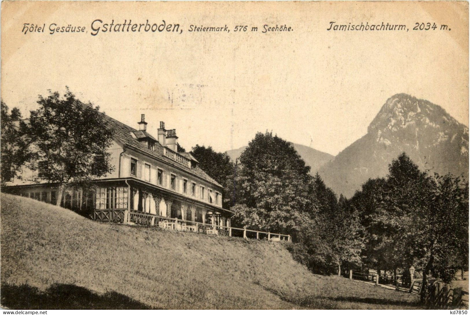 Gesäuse, Hotel Gesäuse , Gstatterboden, Jamischbachturm - Gesäuse