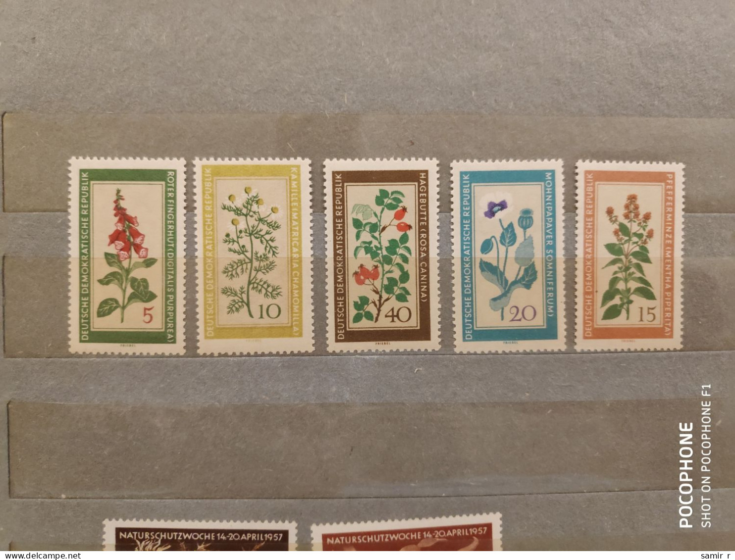 1960	Germany	Flowers (F89) - Neufs