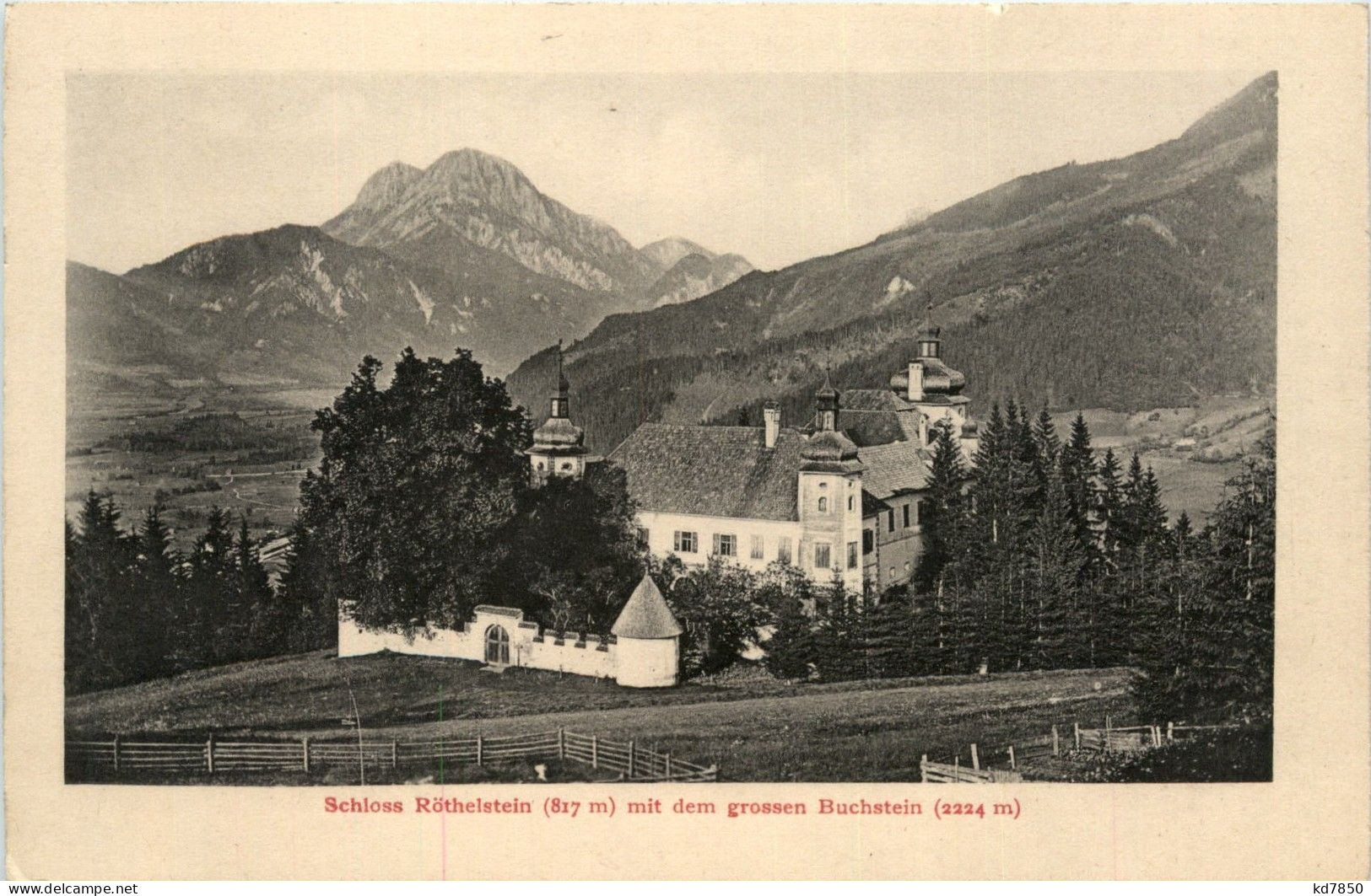 Admont: Schloss Röthelstein Mit Dem Grossen Buchstein - Admont