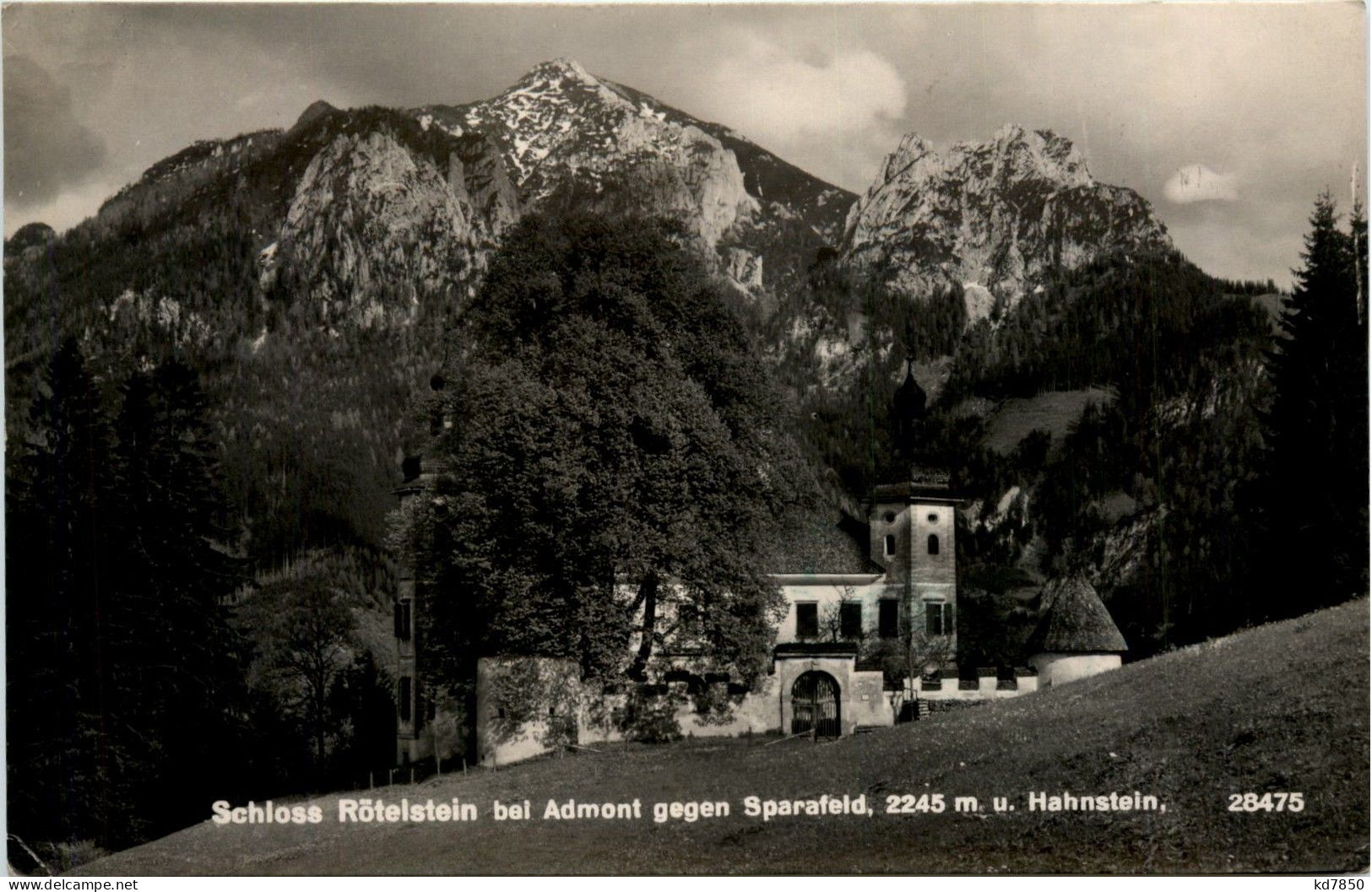 Schloss Röthelstein Gegen Sparafel U. Hahnstein - Admont