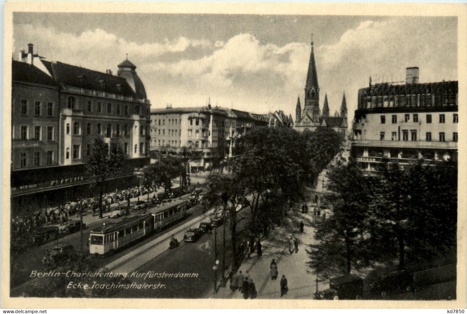 Berlin-Charlottenburg - Kurfürstendamm, Ecke Joachimstalerstrasse - Charlottenburg