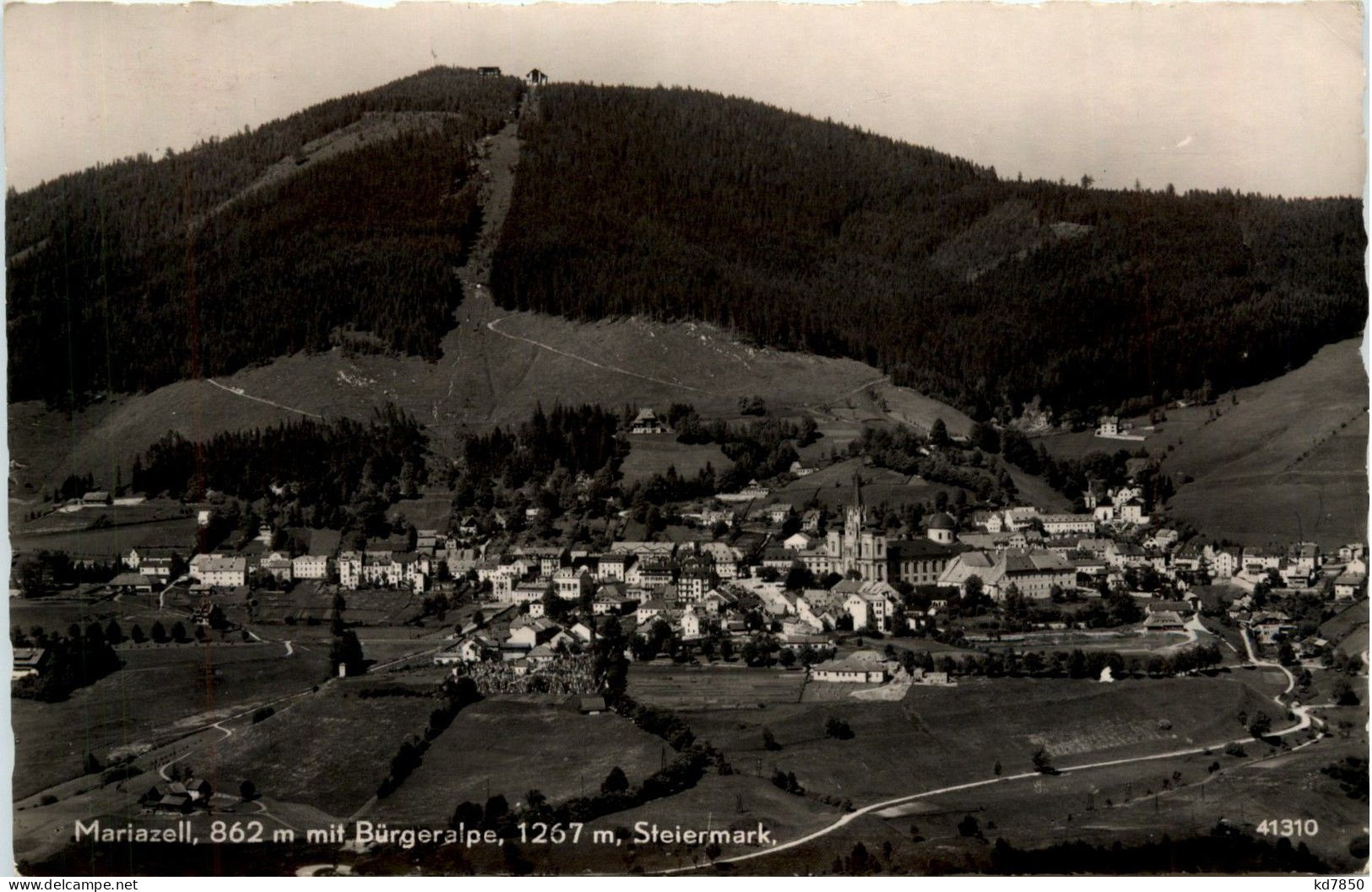 Mariazell/Steiermark - Mariazell, Mit Bürgeralpe - Mariazell