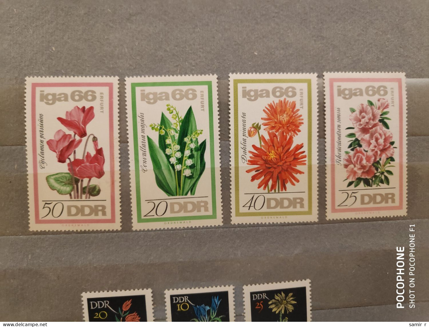 1966	Germany	Flowers (F89) - Neufs