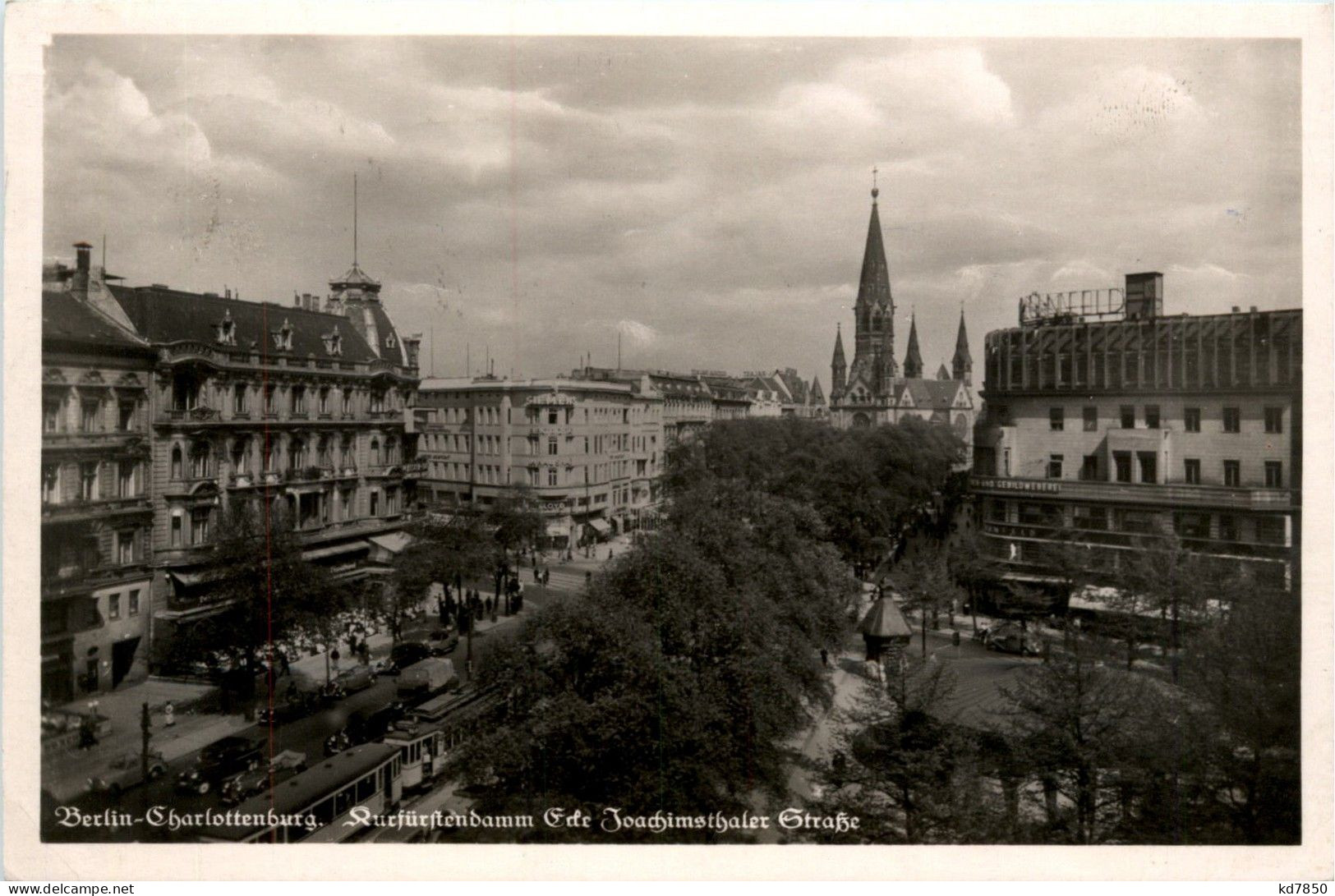 Berlin-Charlottenburg - Kurfürstendamm, Ecke Joachimstalerstrasse - Charlottenburg