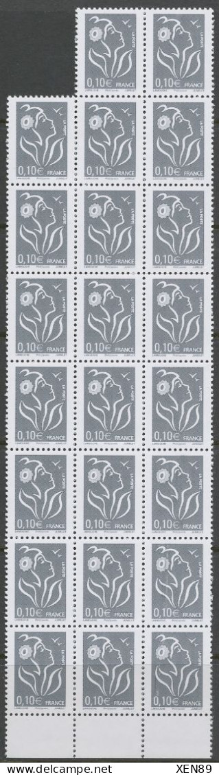 2006 - 3965 - Bloc De 23 Timbres - Marianne De LAMOUCHE Phil@poste T.D. 215 -- CURIOSITES & VARIETES -- - Nuovi