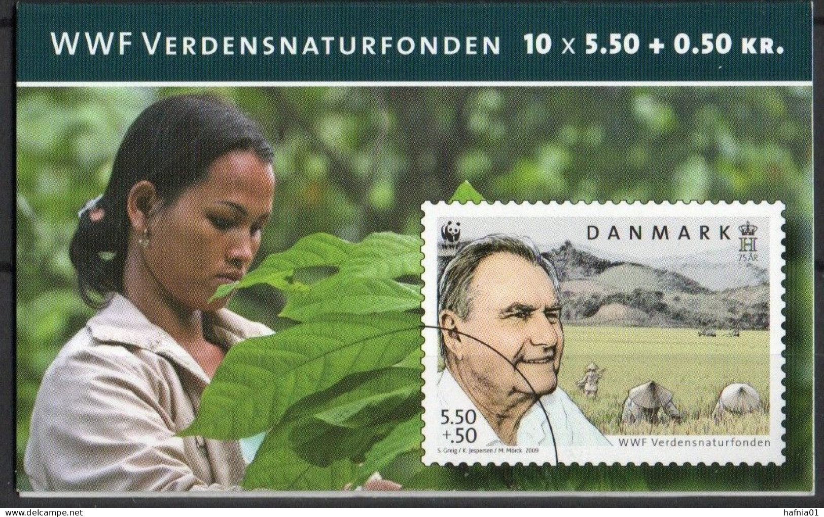Martin Mörck. Denmark 2009. WWF. Michel 1523 Booklet MNH. Signed. - Carnets