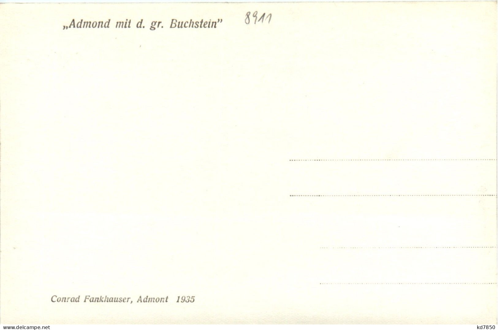 Admont Und Gesäuse/Steiermark - Admont: M.d.gr. Buchstein - Admont