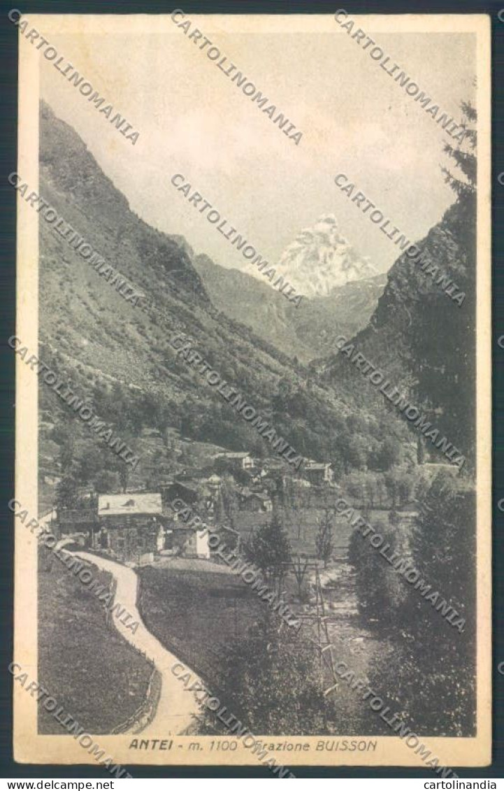 Aosta Antey Saint Andrè Buisson Cartolina ZQ5015 - Aosta