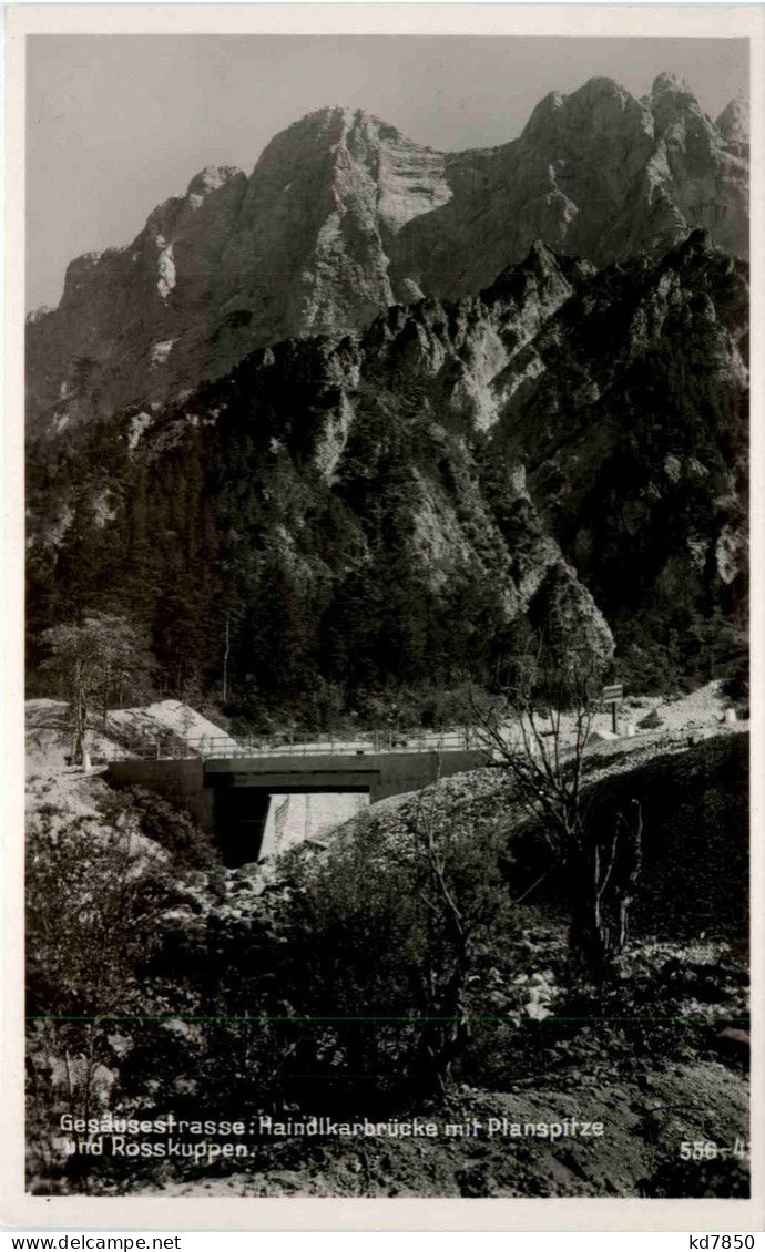 Gesäuse: Haindlkarbrücke Mit Planspitze Und Rosskuppen - Admont