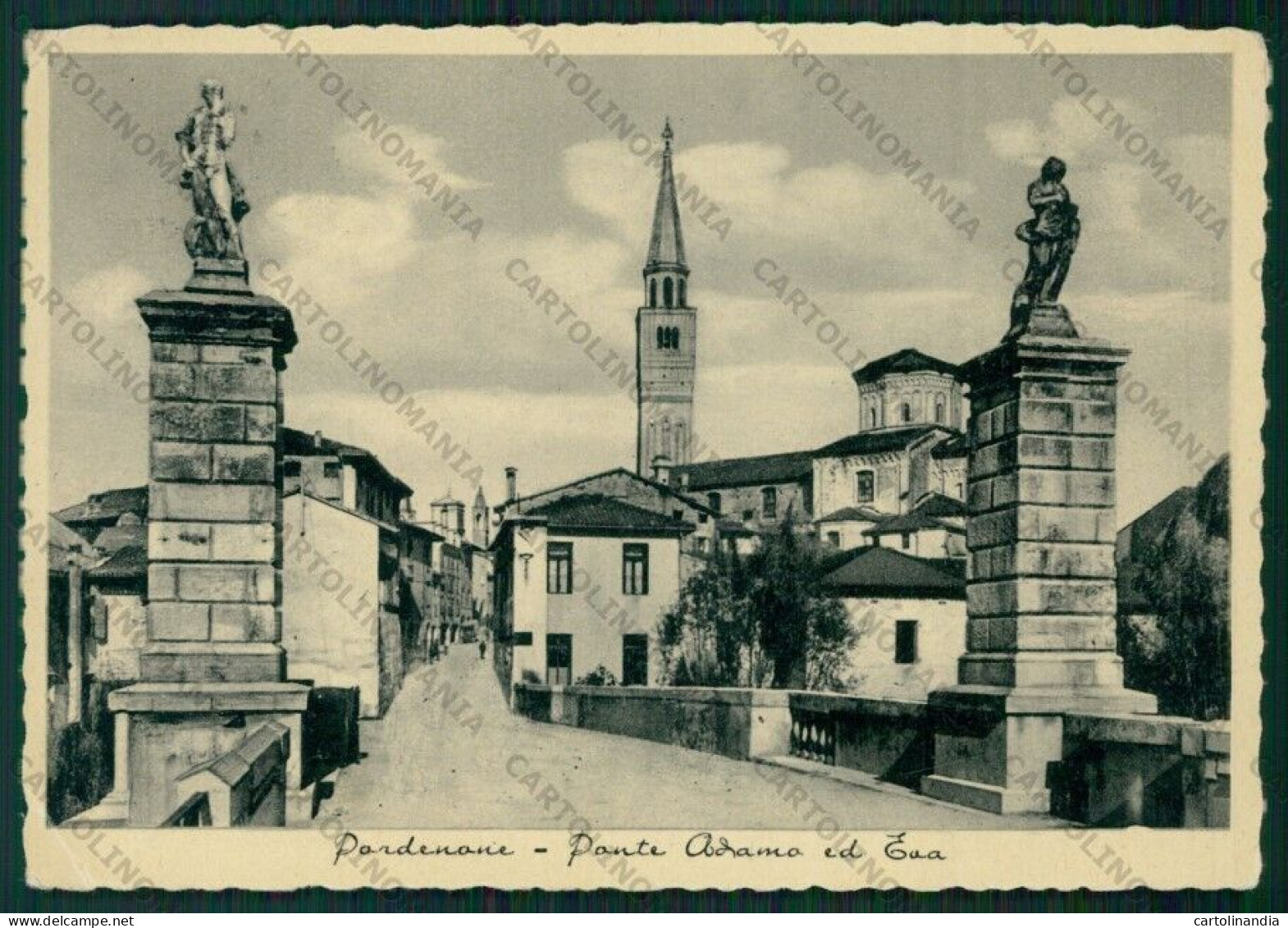 Pordenone Città PIEGHINA FG Cartolina ZK2358 - Pordenone