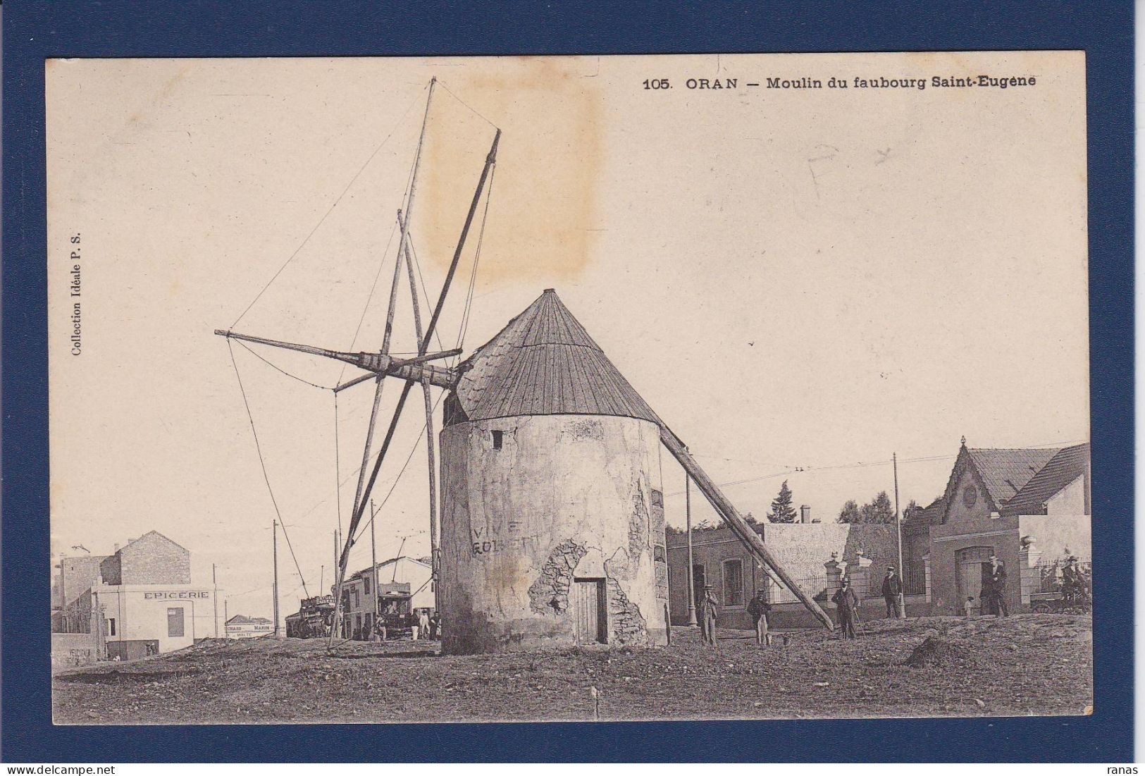 CPA Moulin à Vent Circulée Oran - Windmolens