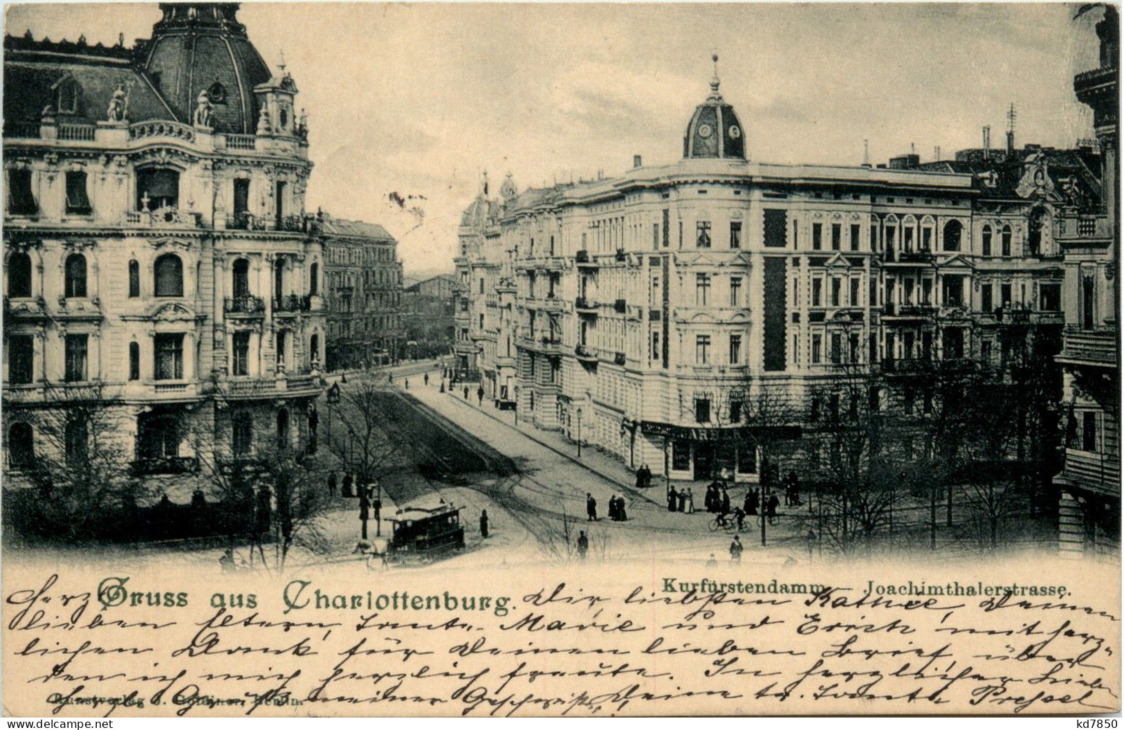 Berlin-Charlottenburg - Kurfürstendamm, Joachimstalerstrasse - Charlottenburg