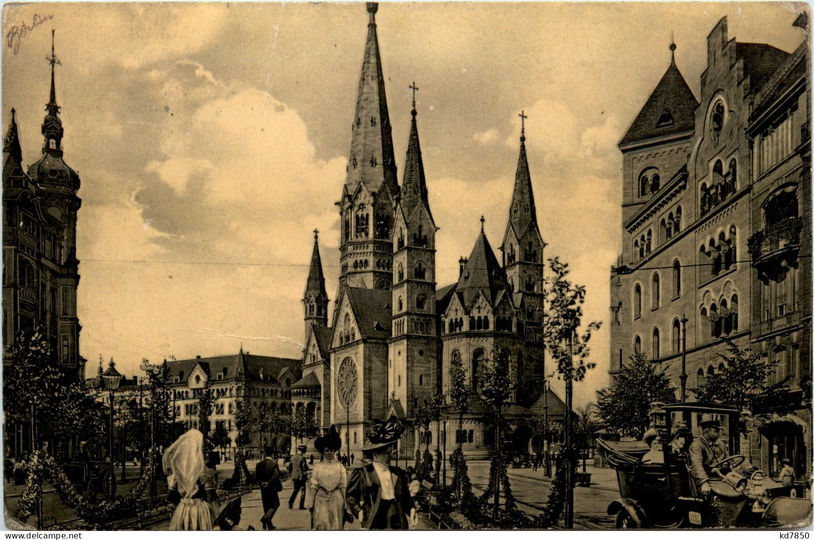 Berlin-Charlottenburg - Kaiser Wilhelm Gedächtnis Kirche, - Charlottenburg