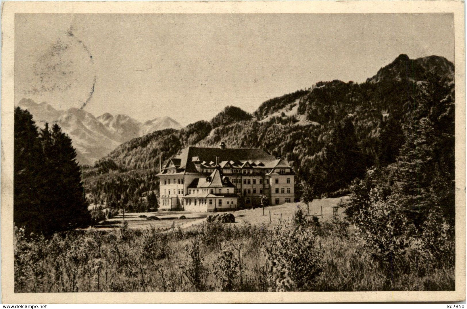 Oberstdorf, Neue Kuranstalt Stillachhaus Von Dr. Saathoff, - Oberstdorf