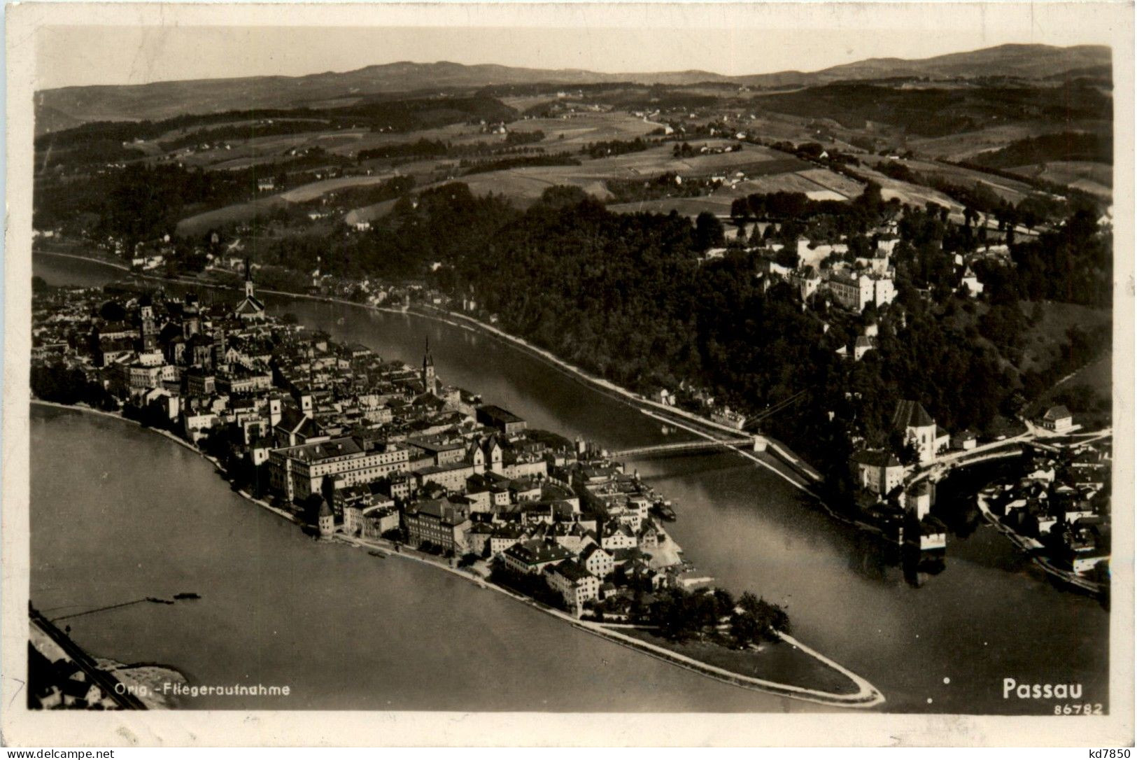 Passau/Bayern - Passau, Fliegeraufnahme - Passau