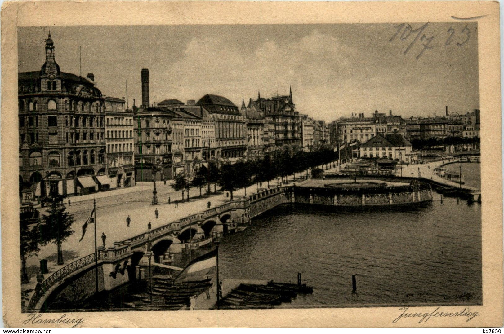 Hamburg/div. Stadtteile - Jungfernstieg - Autres & Non Classés