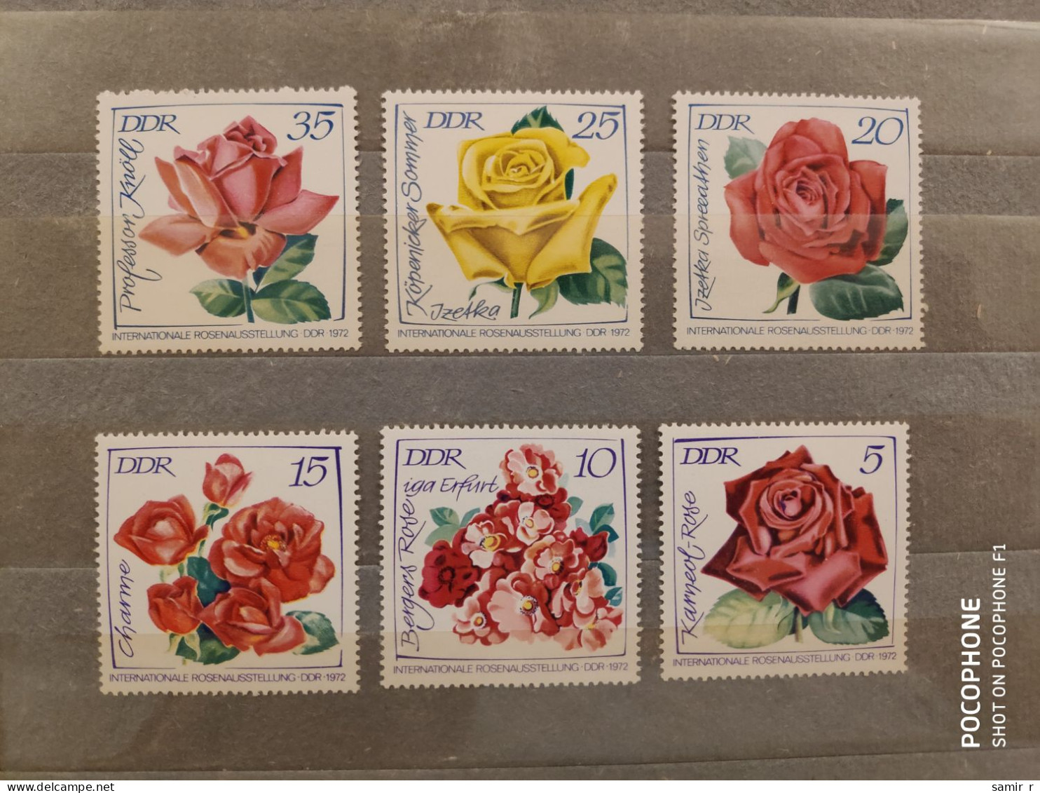 1972	Germany	Flowers (F89) - Unused Stamps