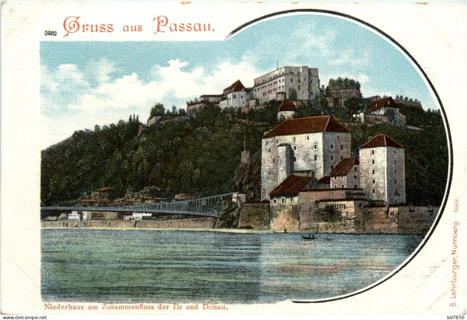 Passau/Bayern - Niederhaus Am Zusammenfluss Der Ilz Und Donau - Passau