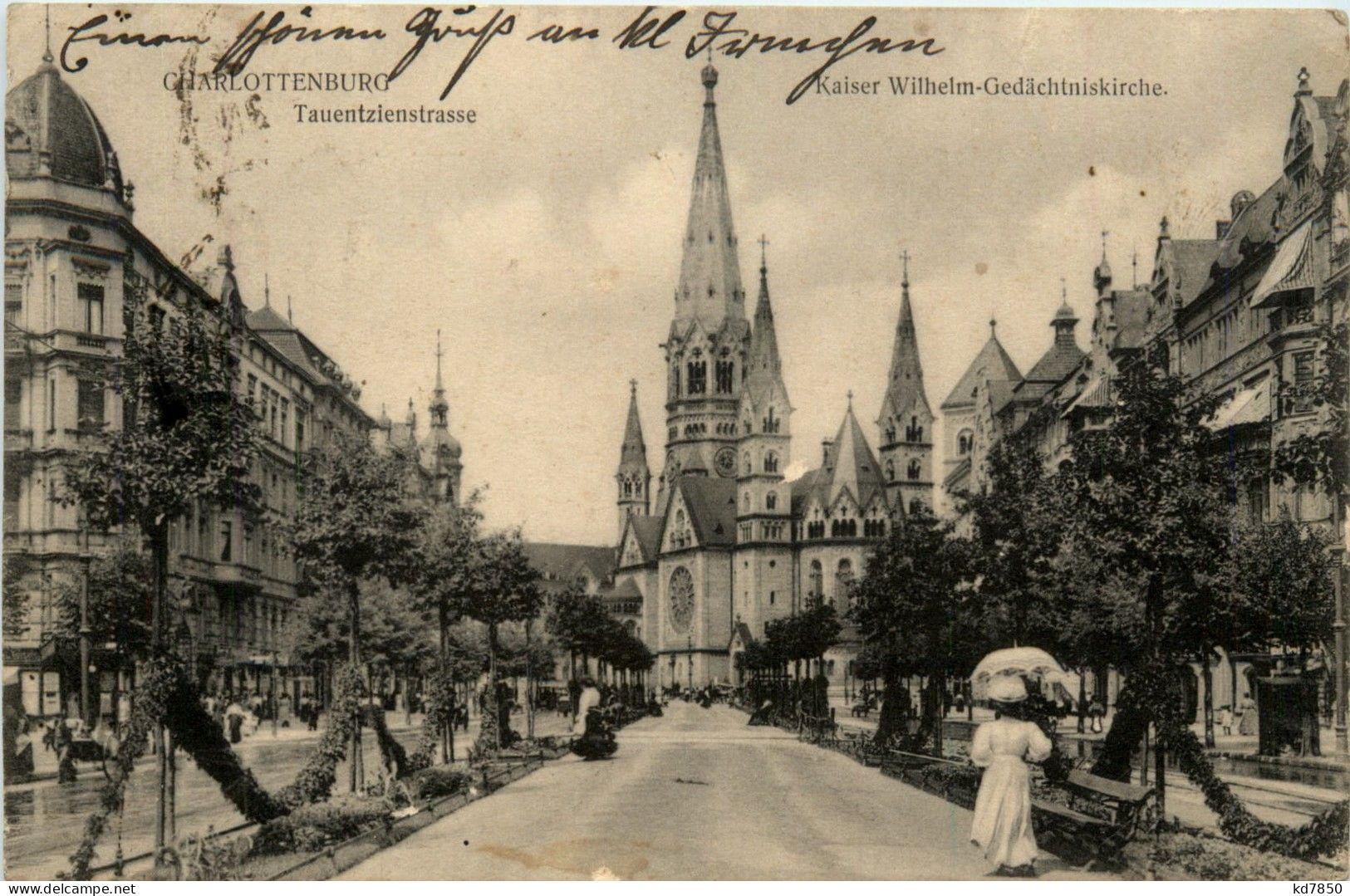 Berlin-Charlottenburg - Kaiser Wilhelm Gedächtnis Kirche, - Charlottenburg