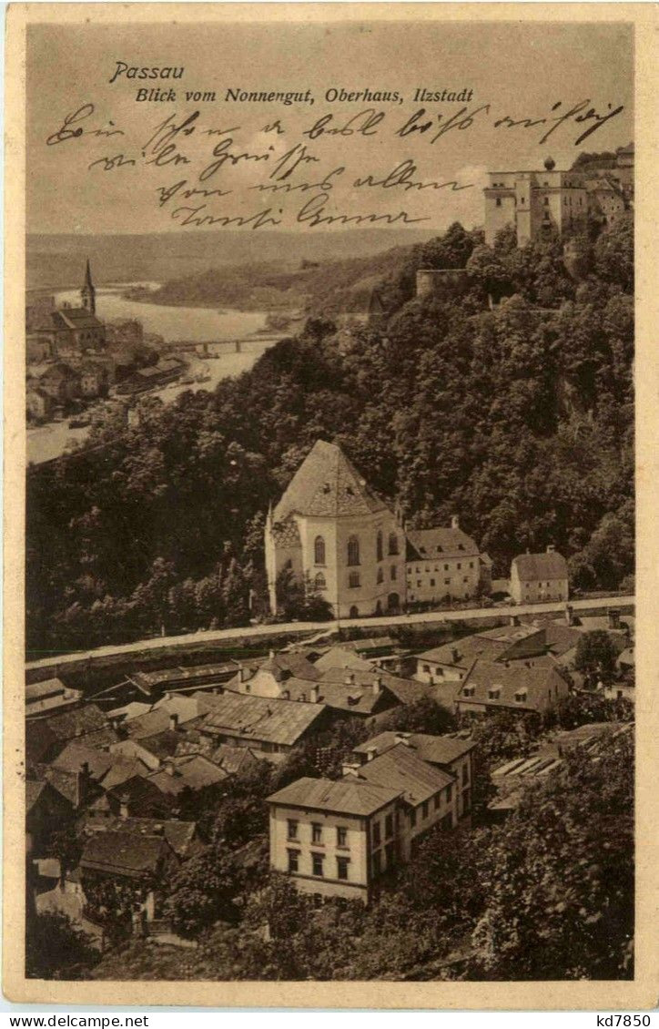 Passau/Bayern - Passau - Blick Vom Nonnengut, Oberhaus, Ilzstadt - Passau