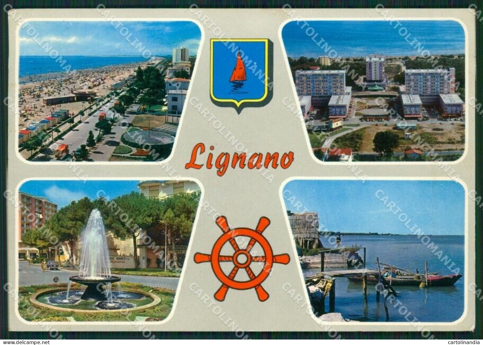 Udine Lignano Foto FG Cartolina ZKM8204 - Udine