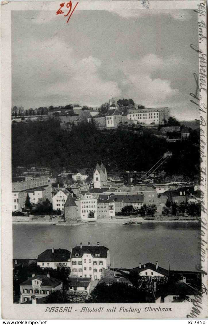 Passau/Bayern - Passau, Altstadt Mit Festung Oberhaus - Passau