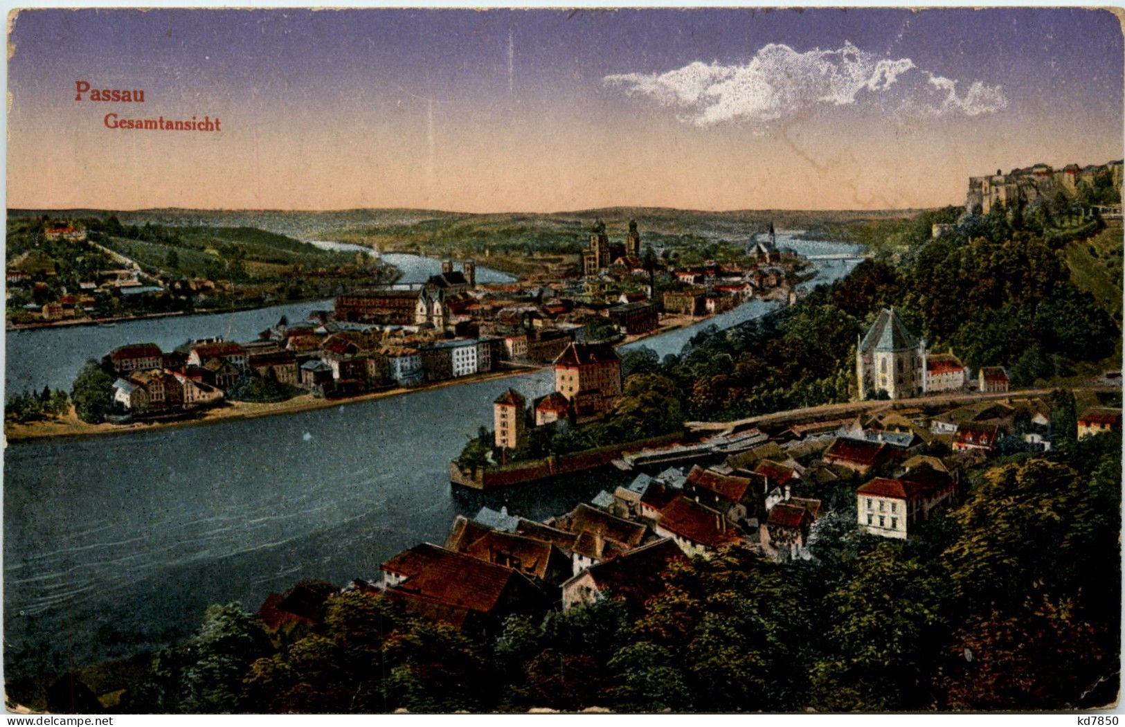 Passau/Bayern - Passau, Gesamtansicht - Passau