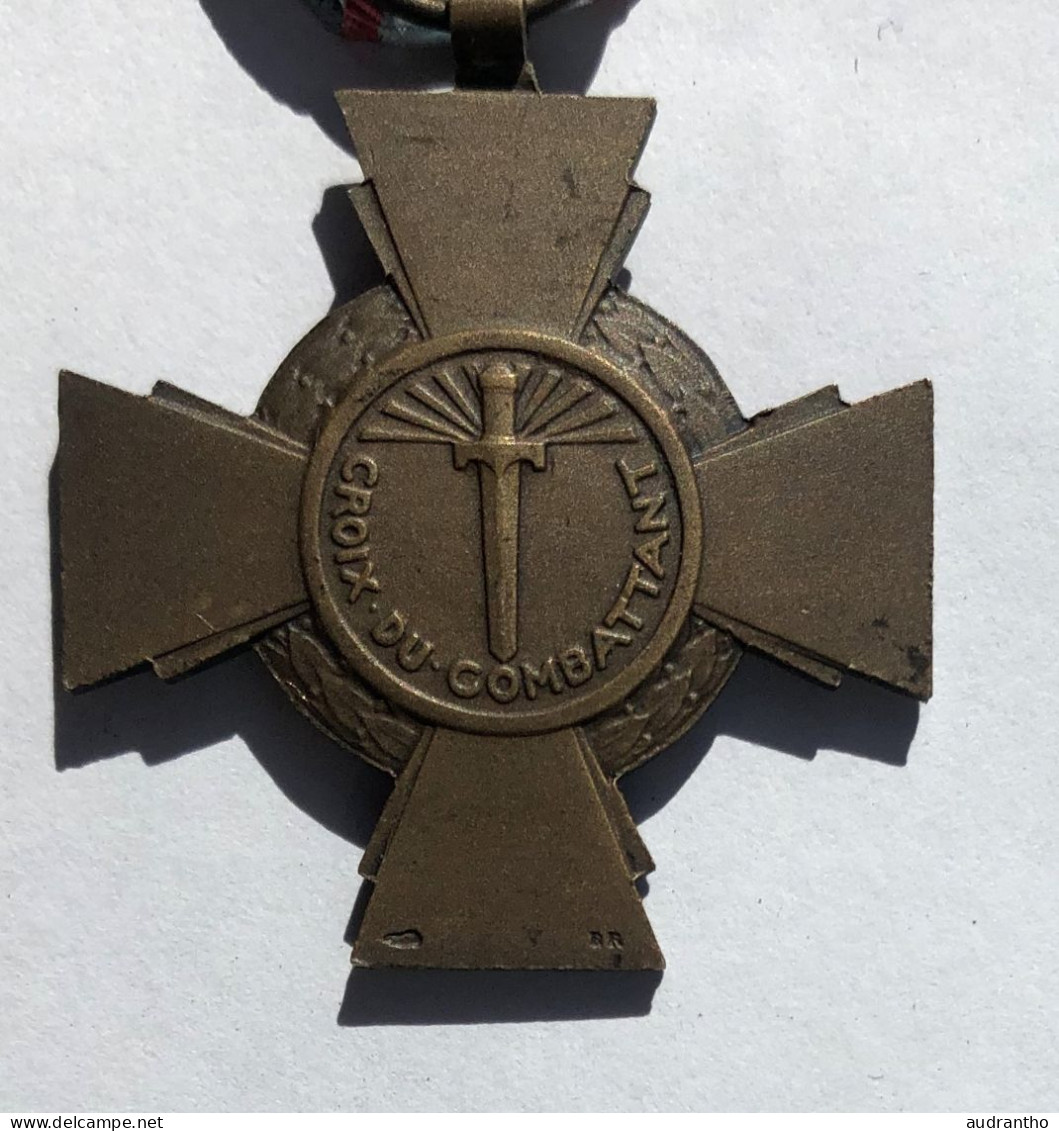 Médaille Croix Du Combattant - Guerre 14-18 WW1 - Francia