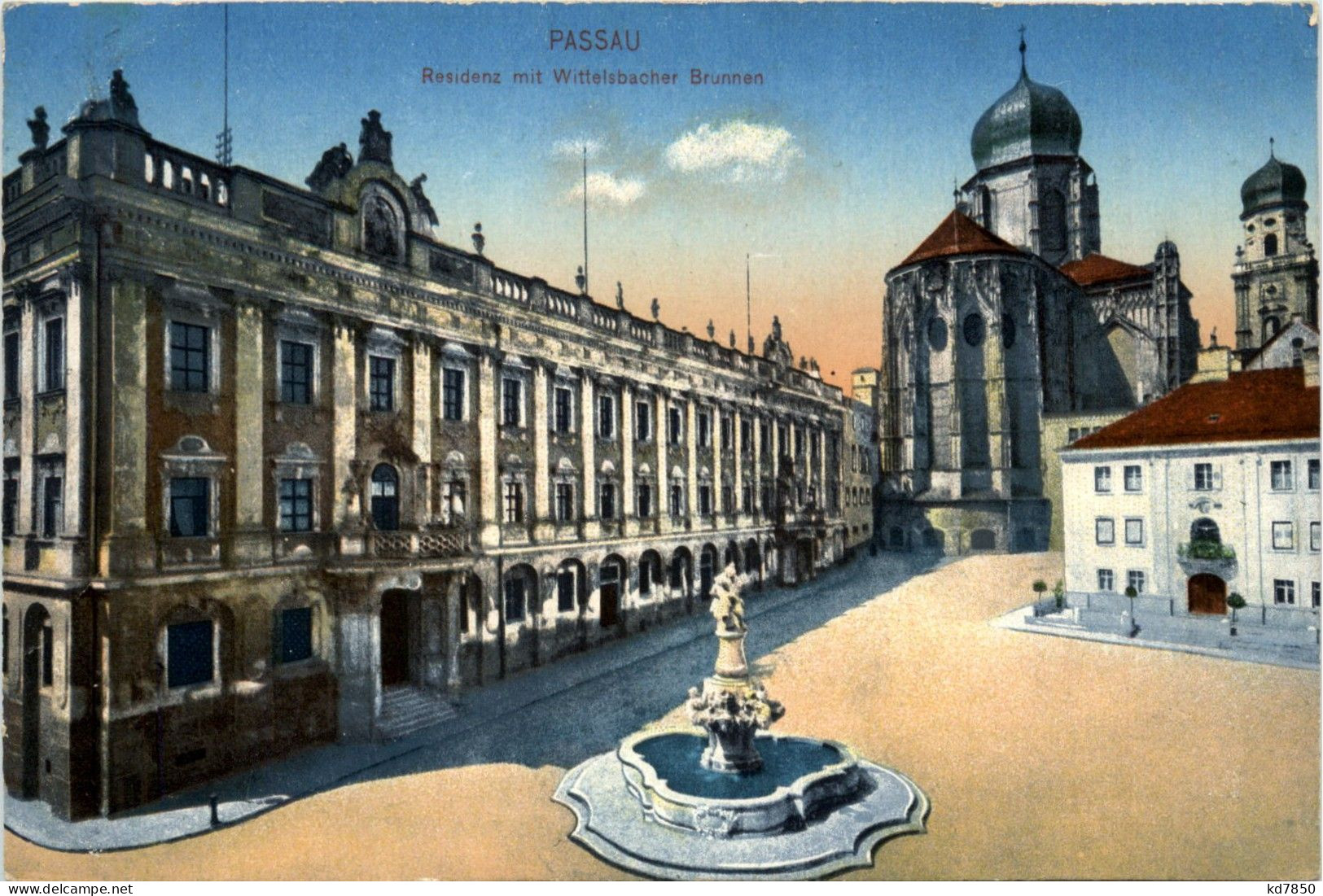 Passau/Bayern - Passau - Residenz Mit Wittelsbacher Brunnen - Passau
