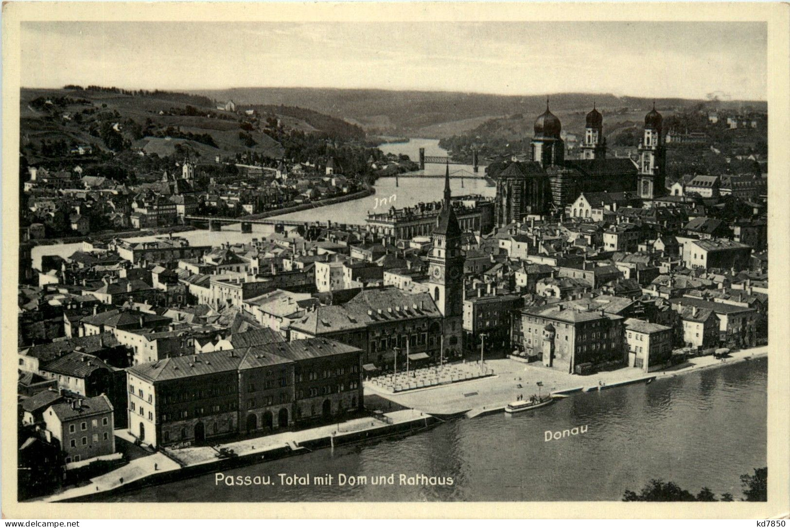 Passau/Bayern - Passau, Total Mit Dom Und Rathaus - Passau