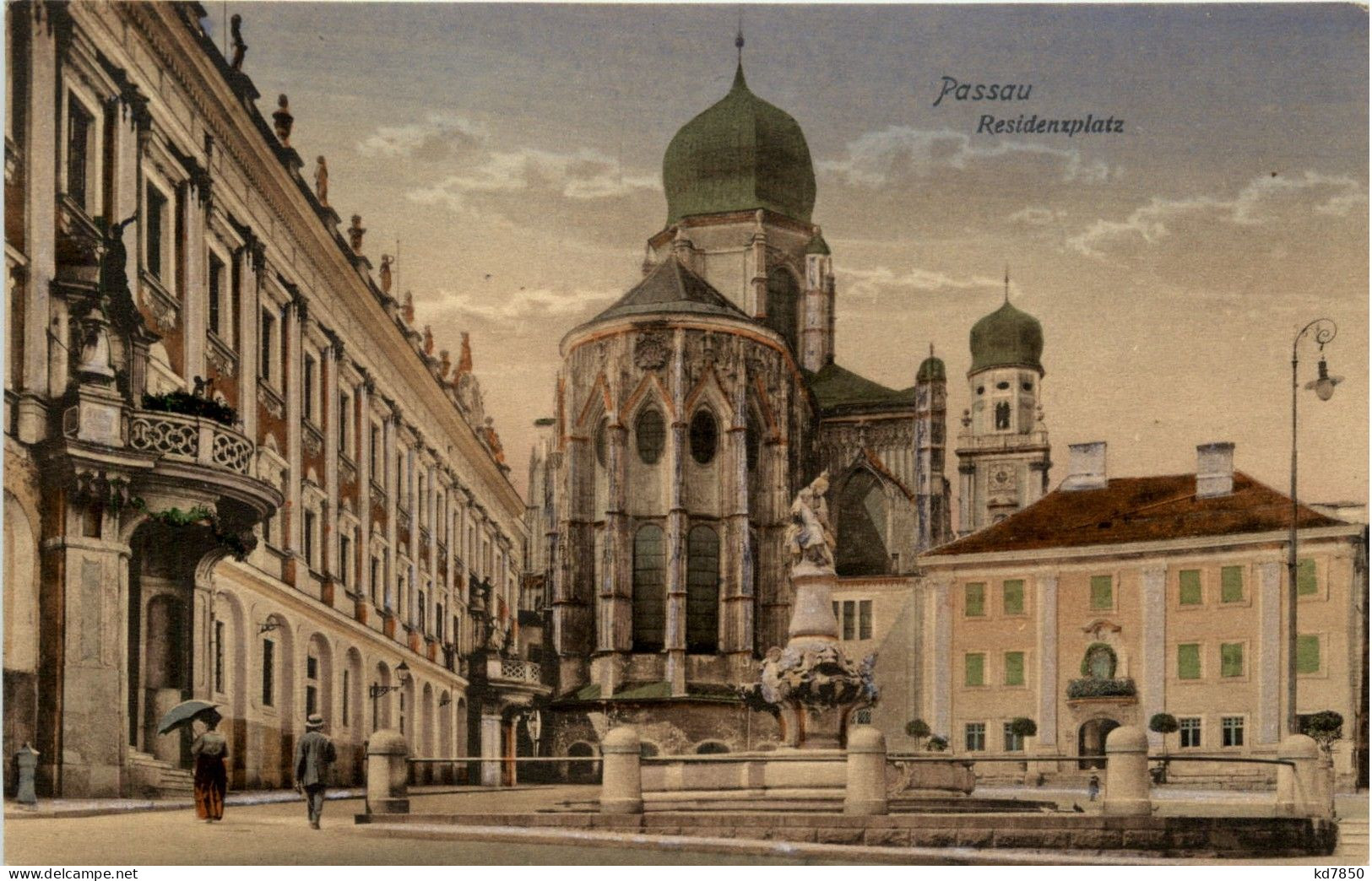 Passau/Bayern - Passau, Residenzplatz - Passau