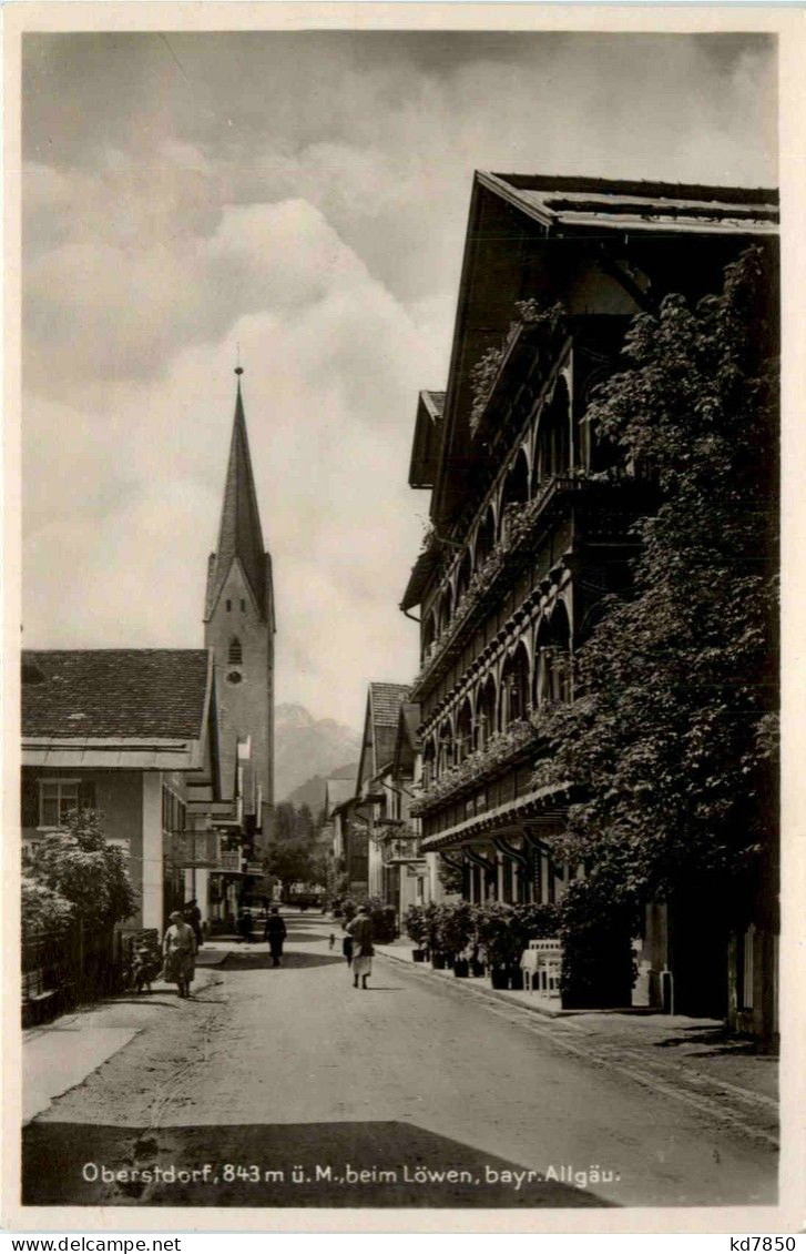 Oberstdorf/Bayern - Oberstdorf, Beim Löwen - Oberstdorf