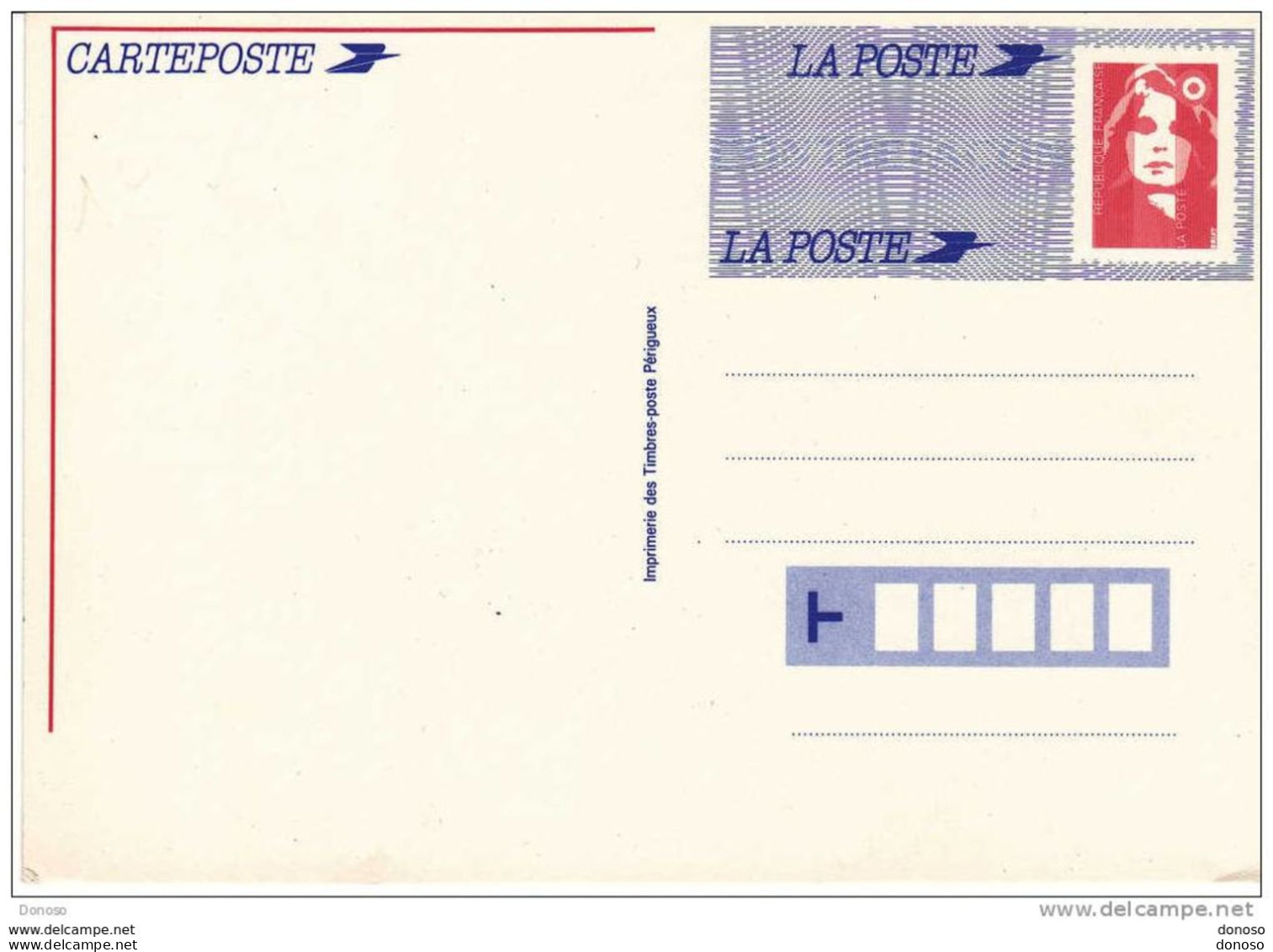 FRANCE MARIANNE DU BICENTENAIRE Yvert 2715-CP1 - Cartoline Postali E Su Commissione Privata TSC (ante 1995)