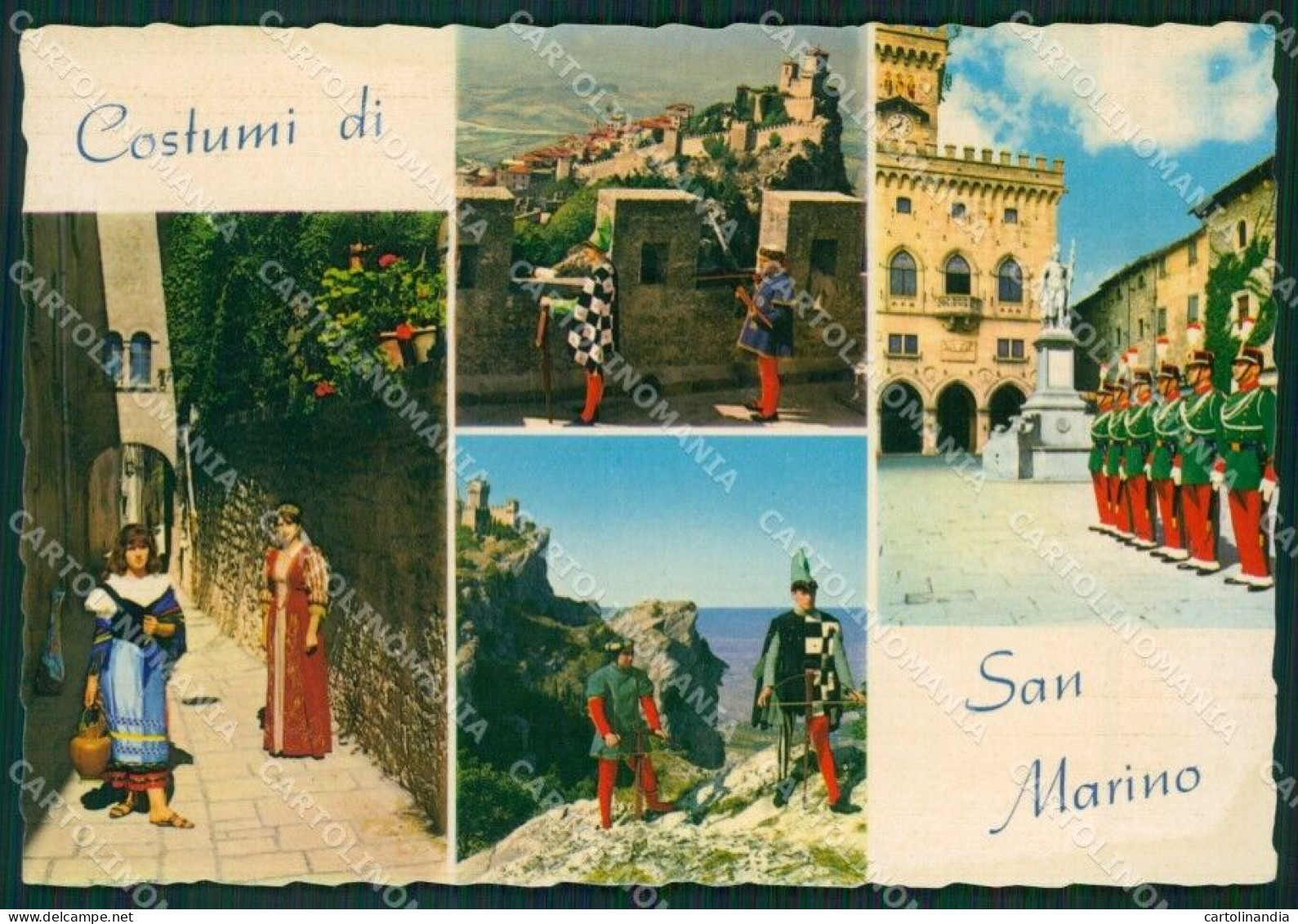 Repubblica Di San Marino Costumi Foto FG Cartolina ZKM8265 - Reggio Nell'Emilia