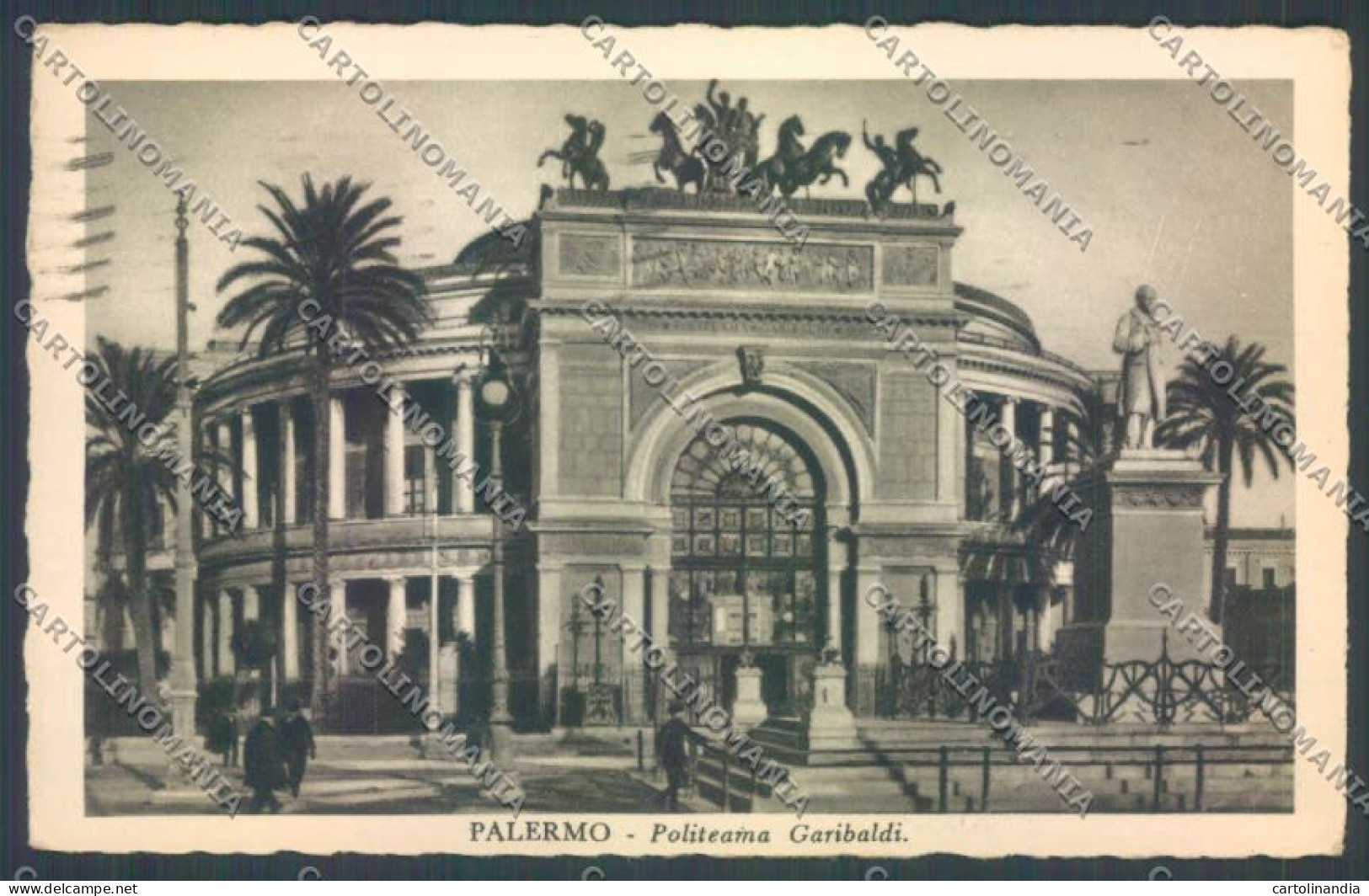 Palermo Città Politeama Cartolina ZT7793 - Palermo