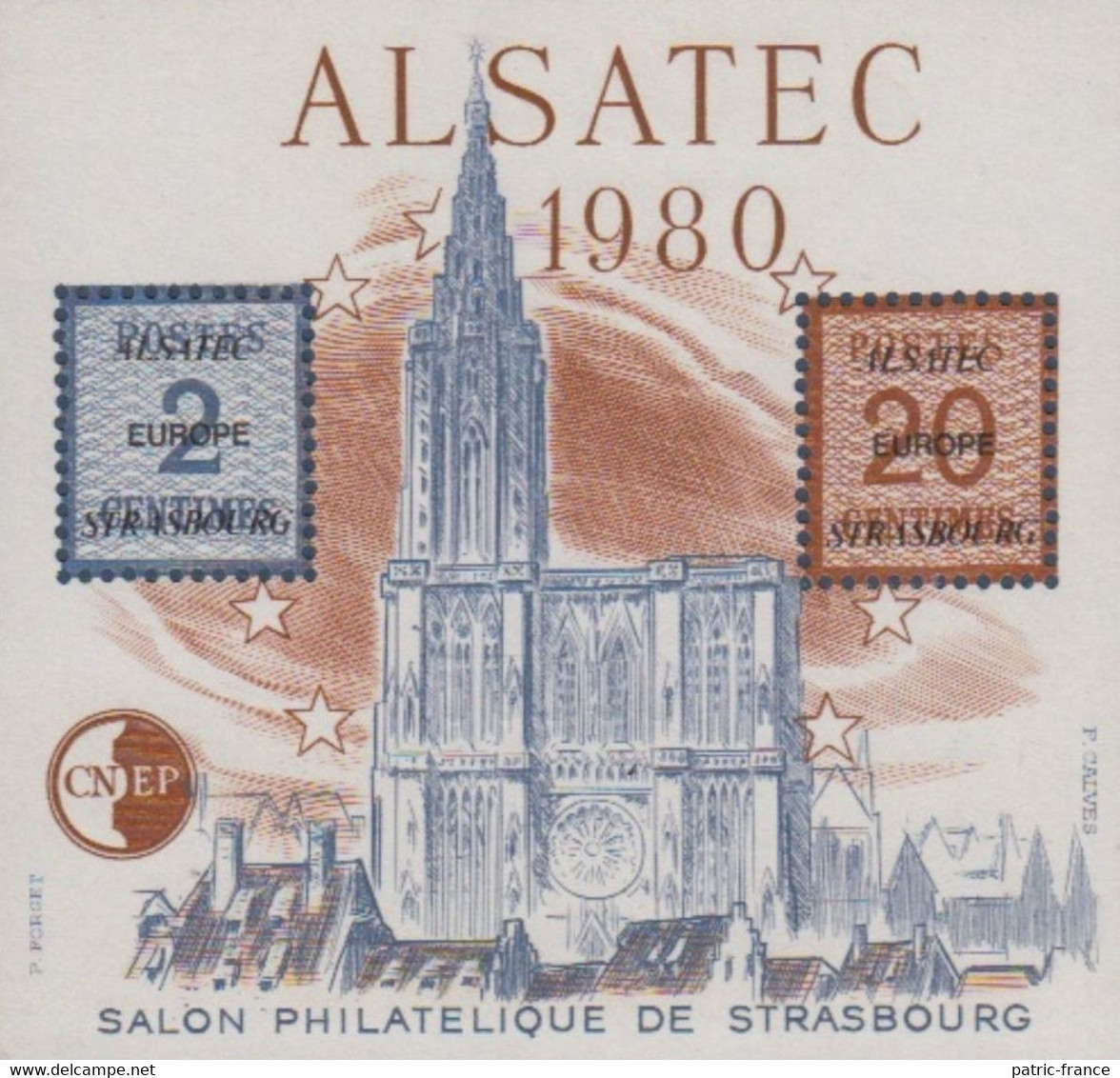 France 1980 - Bloc CNEP N°1 - ALSATEC - CNEP