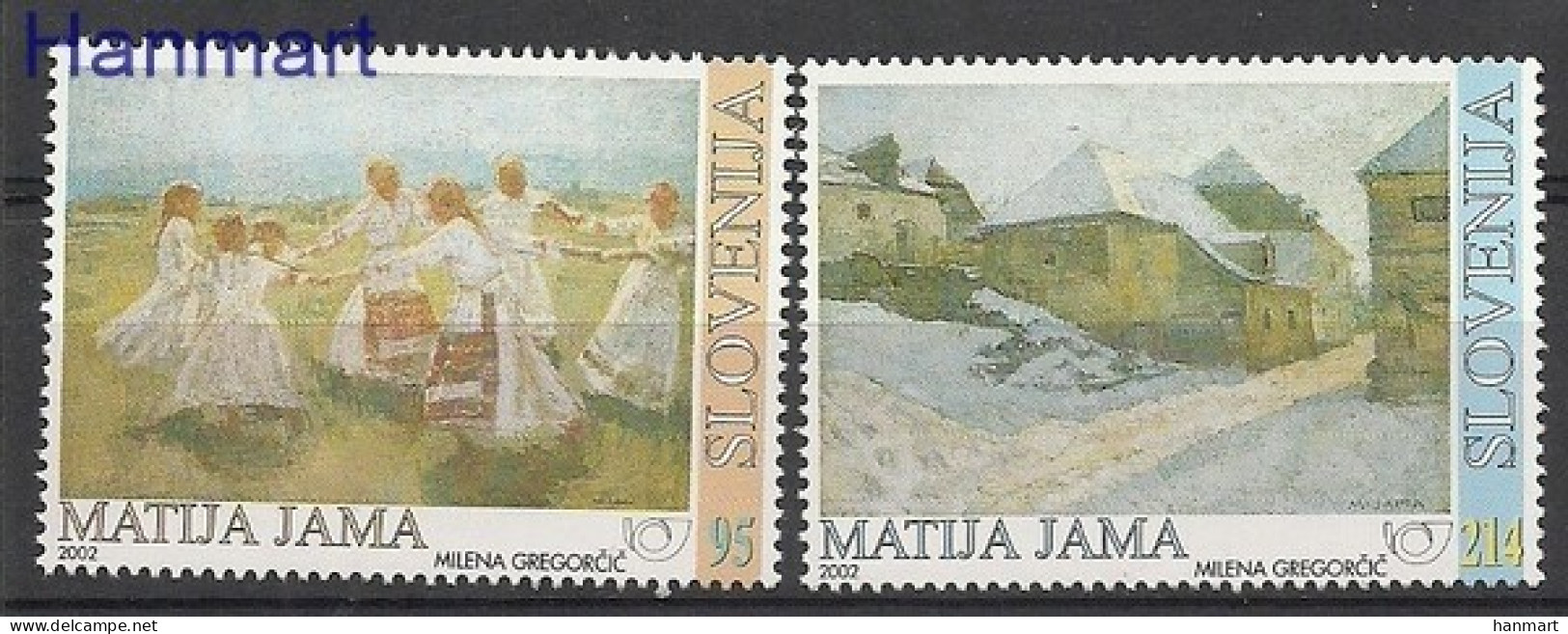 Slovenia 2002 Mi 409-410 MNH  (ZE2 SLN409-410) - Tanz