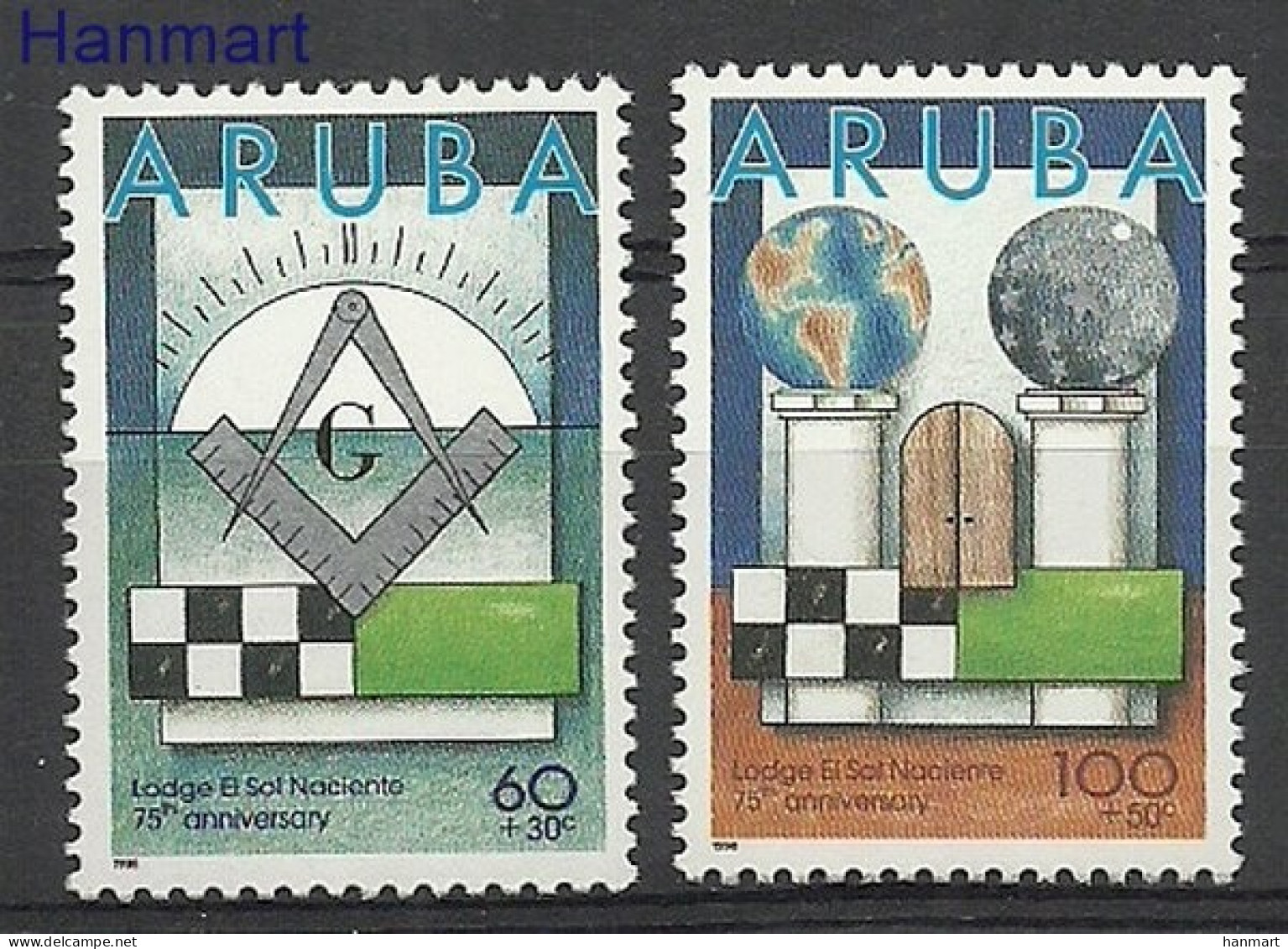 Aruba 1996 Mi 180-181 MNH  (ZS2 ARB180-181) - Andere & Zonder Classificatie