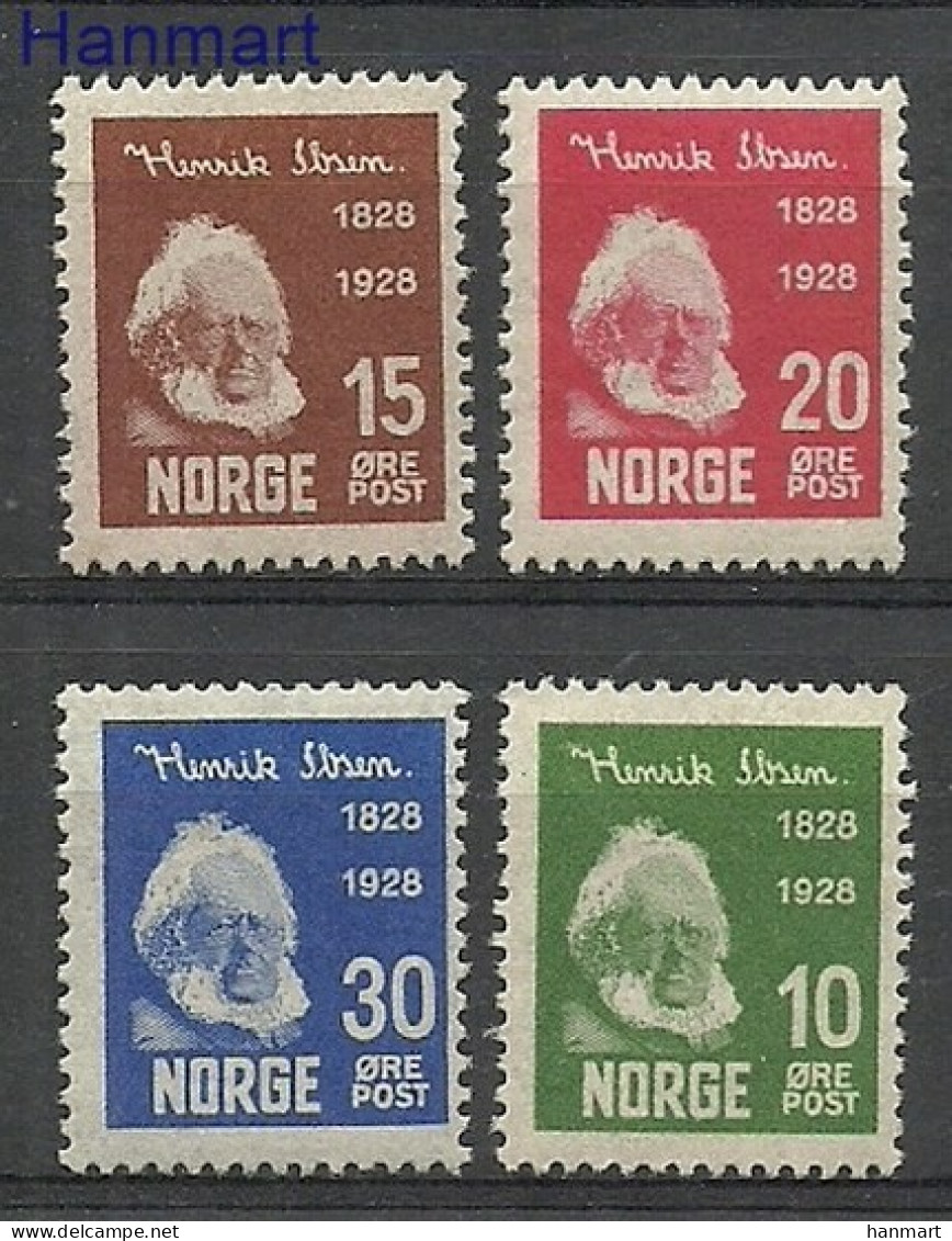 Norway 1928 Mi 137-140 Mh - Mint Hinged  (PZE3 NRW137-140) - Autres