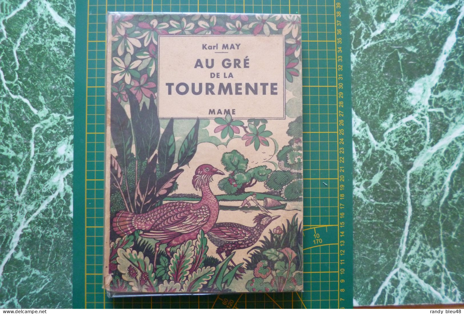 Au Gré De La Tourmente  -  Illustrateur ROBIDA  -  KARL MAY  -  édition MAME - 1933 - Avontuur