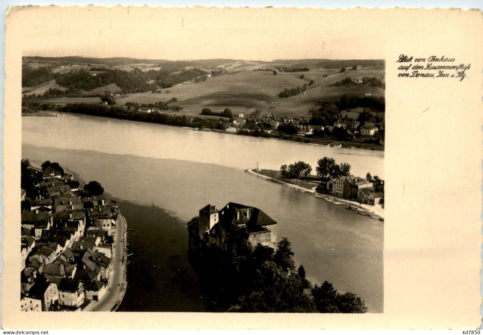 Passau/Bayern - Passau, Blick Vom Oberhaus - Passau