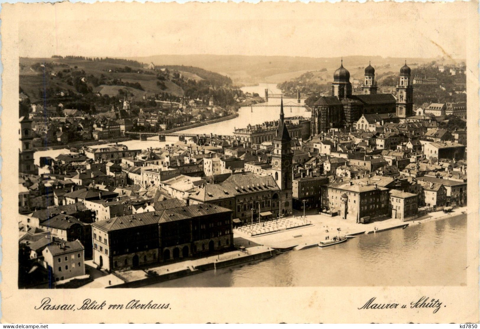 Passau/Bayern - Passau, Blick Vom Oberhaus - Passau