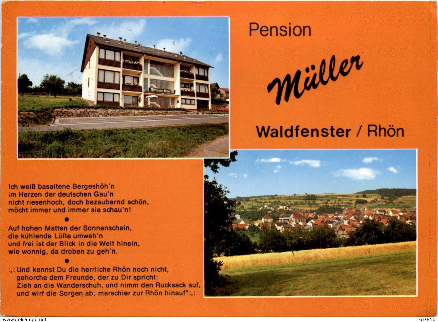 Waldfenster - Pension Müller - Bad Kissingen