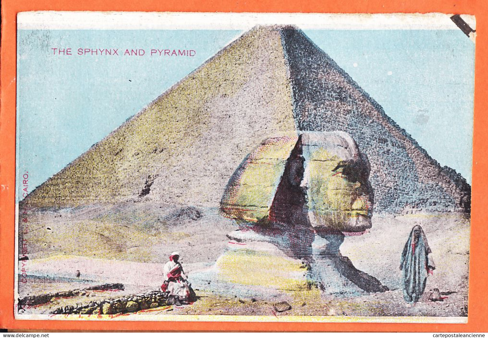 21980 / ⭐ (•◡•) The Sphinx And Pyramid Pyramide Cheops Gizeh 1905s Le Caire ◉ ◉ LICHTENSTERN-HARARI Cairo Egypt - Cairo