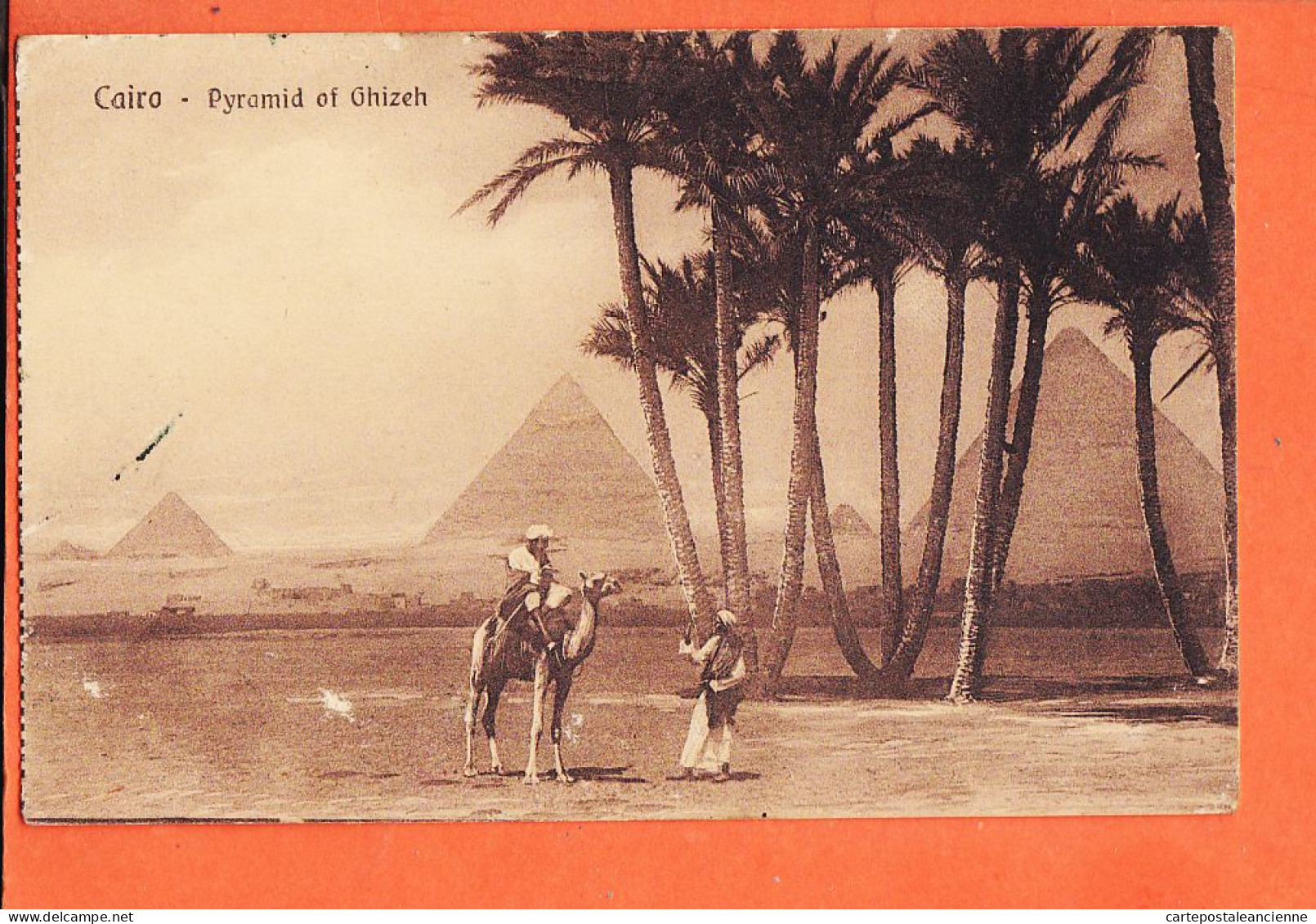 21972 / ⭐ ◉ CAIRO Egypt ◉  Pyramid Of GIZEH ◉ LE CAIRE 4 Pyramides Pyramiden 1920s ◉ The CAIRO Postcard Trust Serie 212 - Kairo