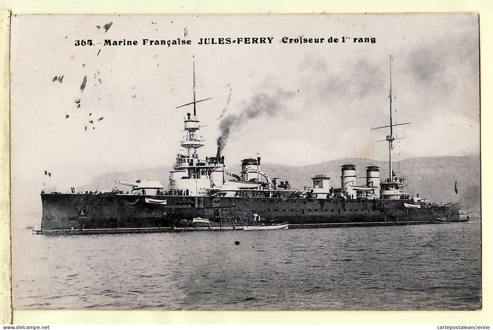 21539 / ⭐ Marine De Guerre JULES FERRY Croiseur 1er RANG 27.03.1907 à PELLEN Brest Recouvrance / Edit? 364 Cpbat CpaWW1 - Oorlog