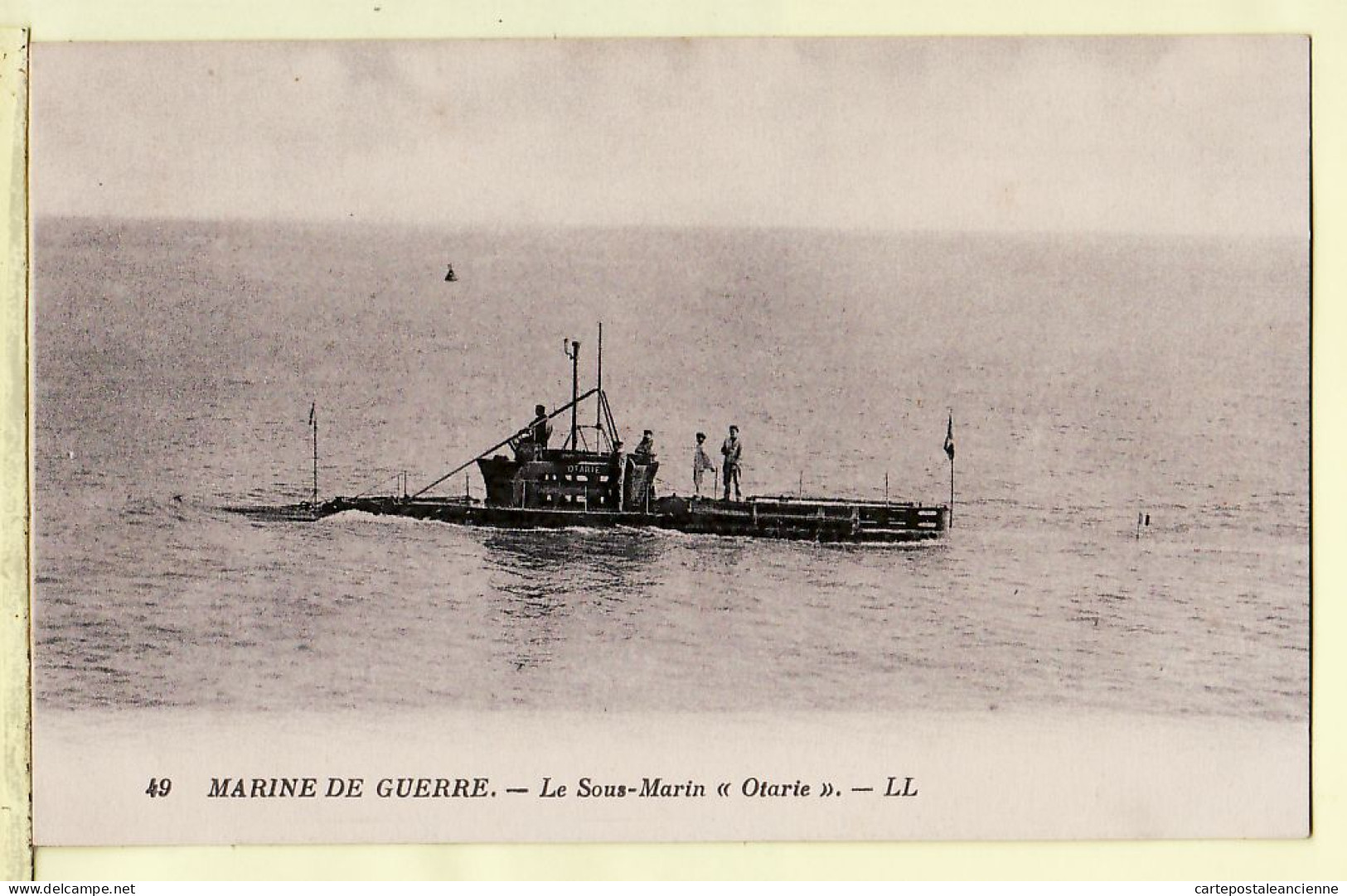 21534 / ⭐ Marine Militaire Française Sous-Marin OTARIE Submersible Guerre 1914-18 1/ LEVY NEURDEIN L.L .49 Cpbat  - Oorlog