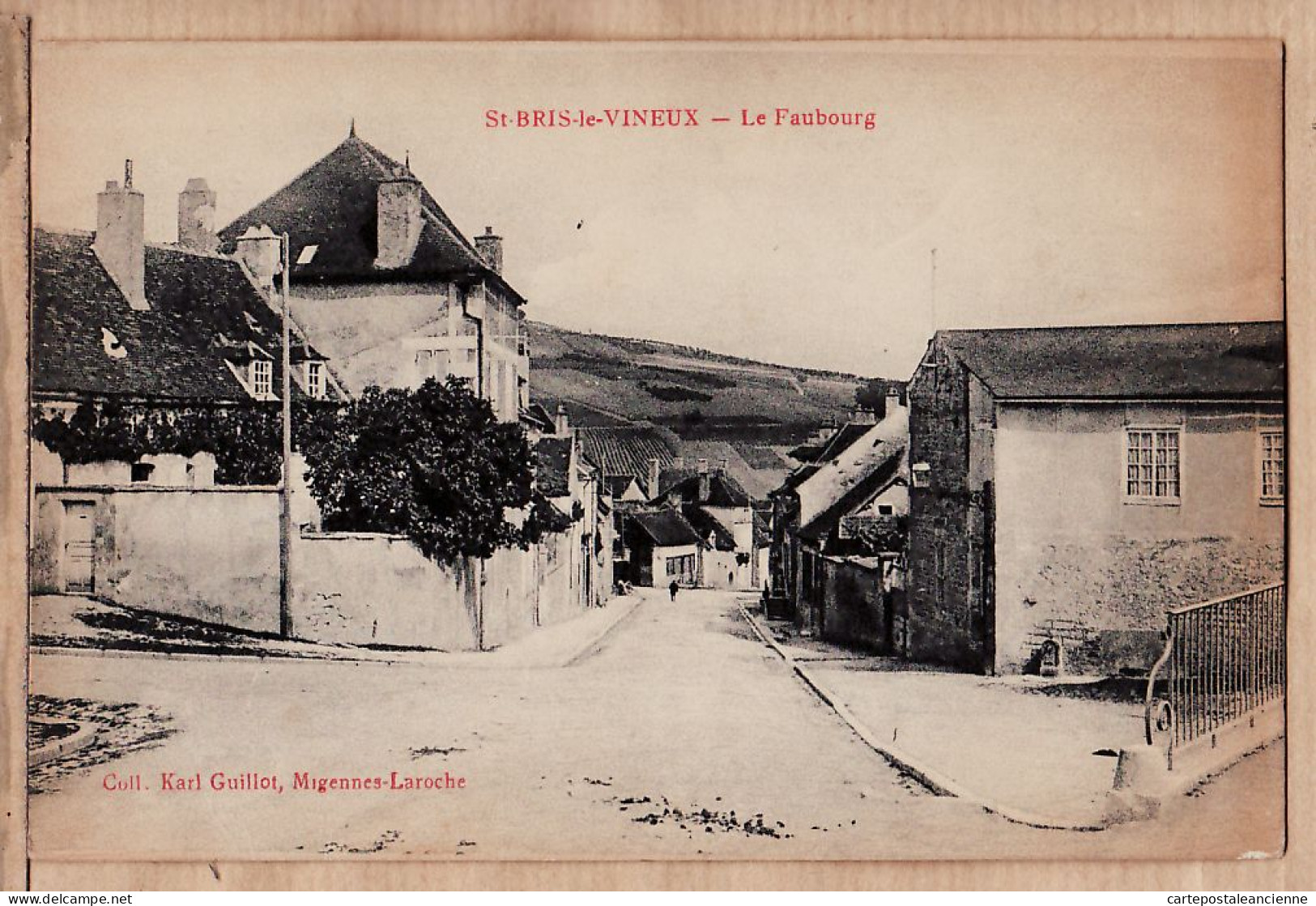 21822 / ⭐ ♥️ SAINT-BRIS-LE-VINEUX 89-Yonne FAUBOURG 1917 à DUCHAUSSOY Paris-Collection Karl GUILLOT à MIGENNES LAROCHE - Saint Bris Le Vineux