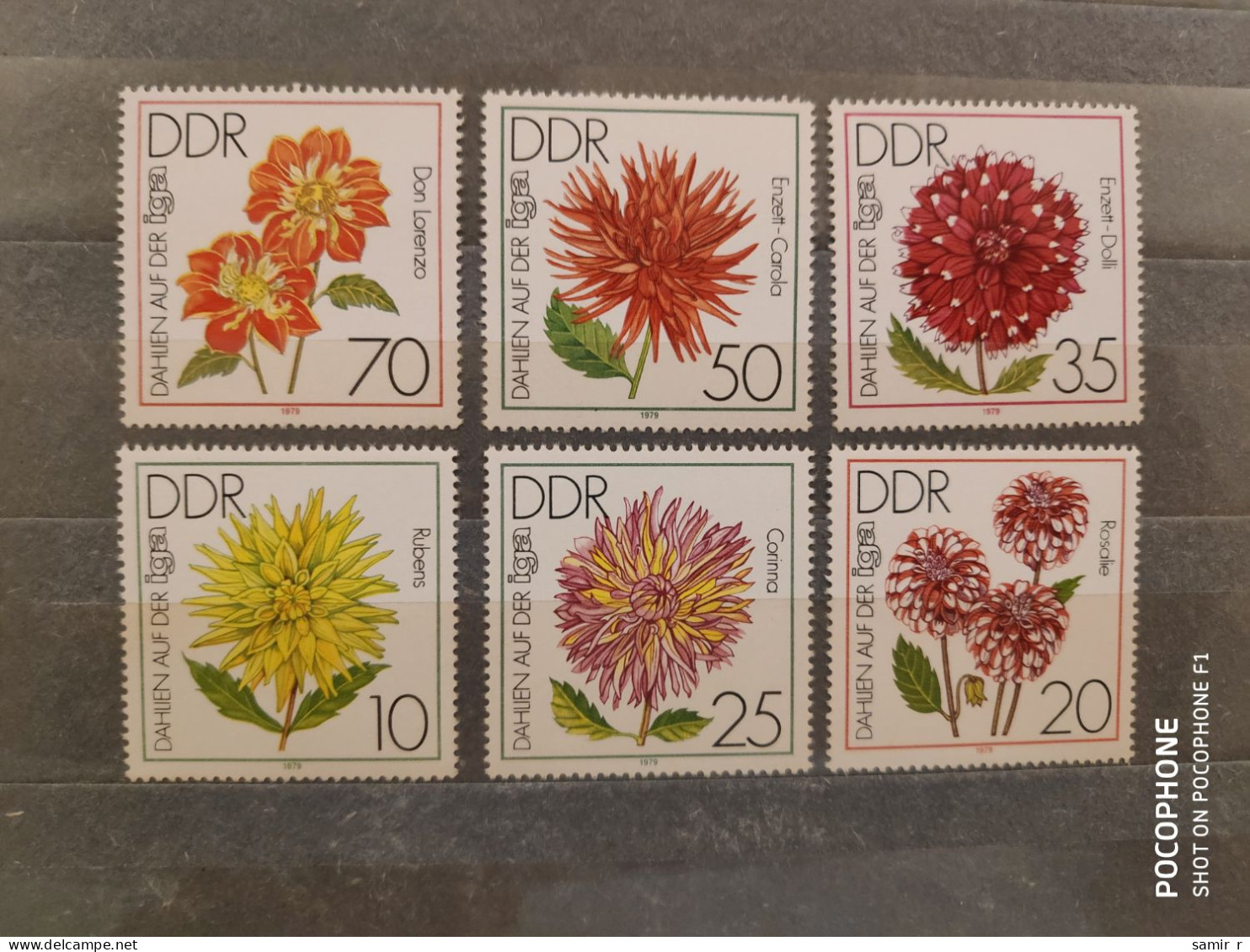 1979	Germany	Flowers (F89) - Neufs